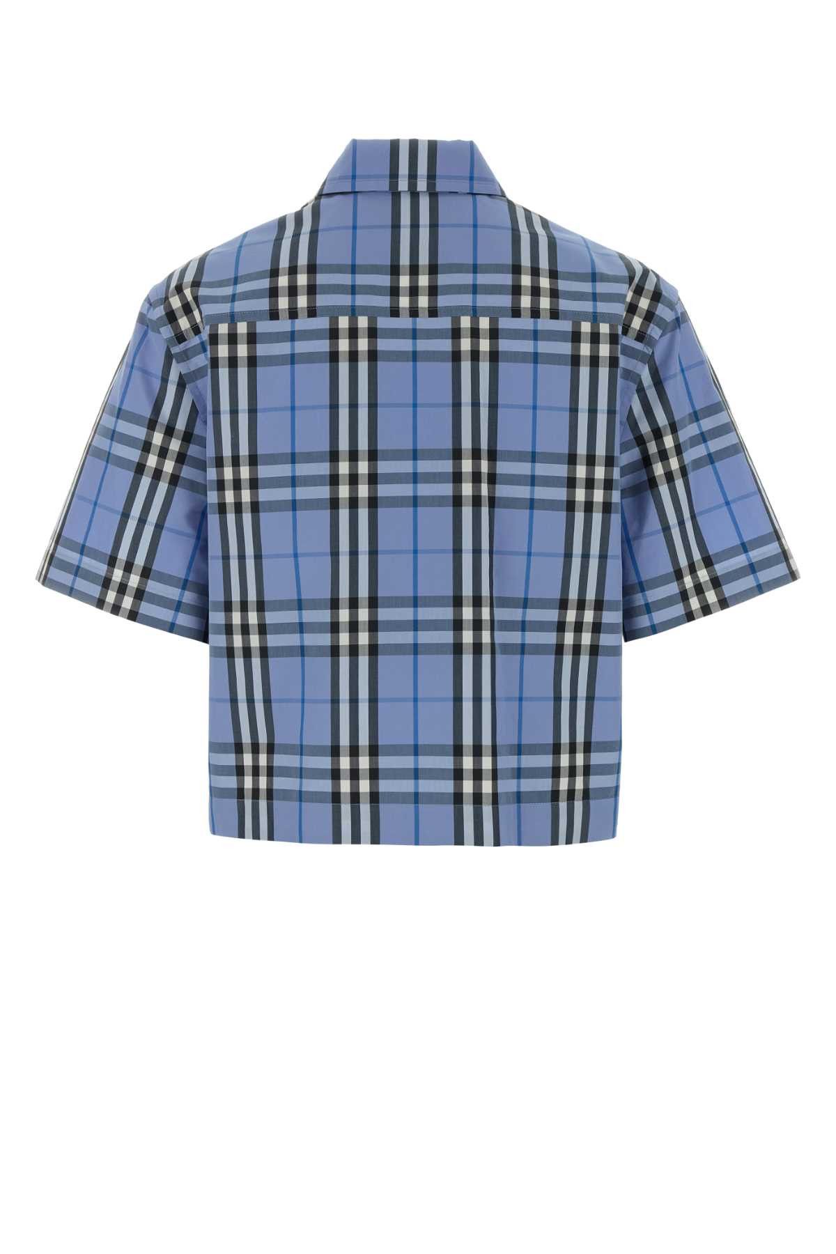 Burberry Embroidered Cotton Shirt Size XS / US 0-2 / IT 36-38 - 2 Thumbnail
