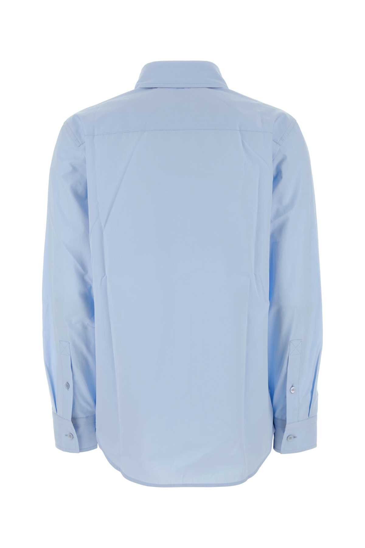 Burberry Light Blue Poplin Shirt Size XS / US 0-2 / IT 36-38 - 2 Thumbnail