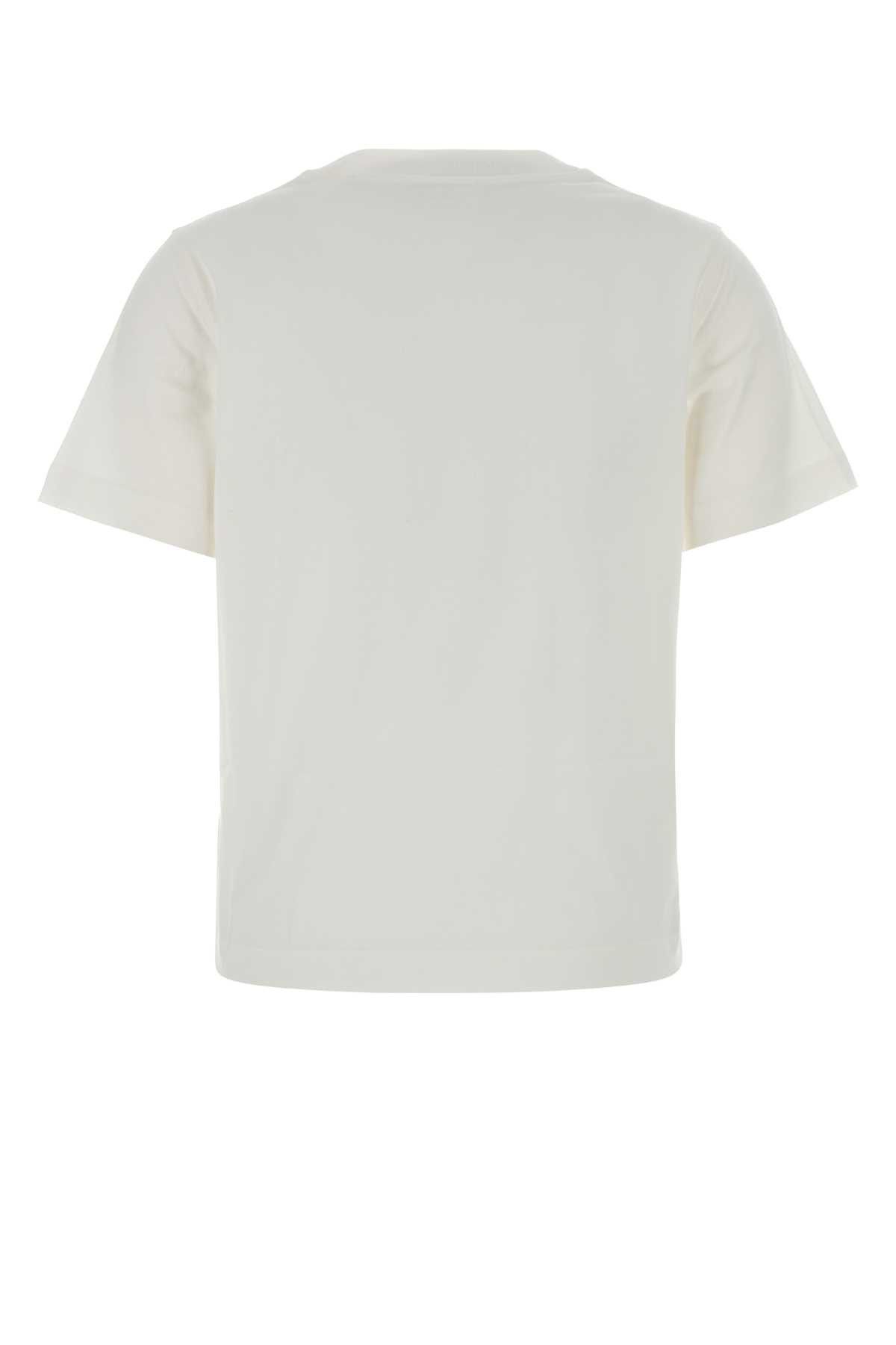 Burberry White Cotton T-Shirt Size S / US 4 / IT 40 - 2 Thumbnail