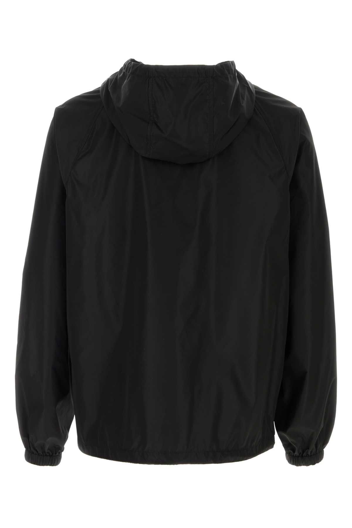 Burberry Black Nylon Windbreaker Size US XL / EU 56 / 4 - 2 Thumbnail