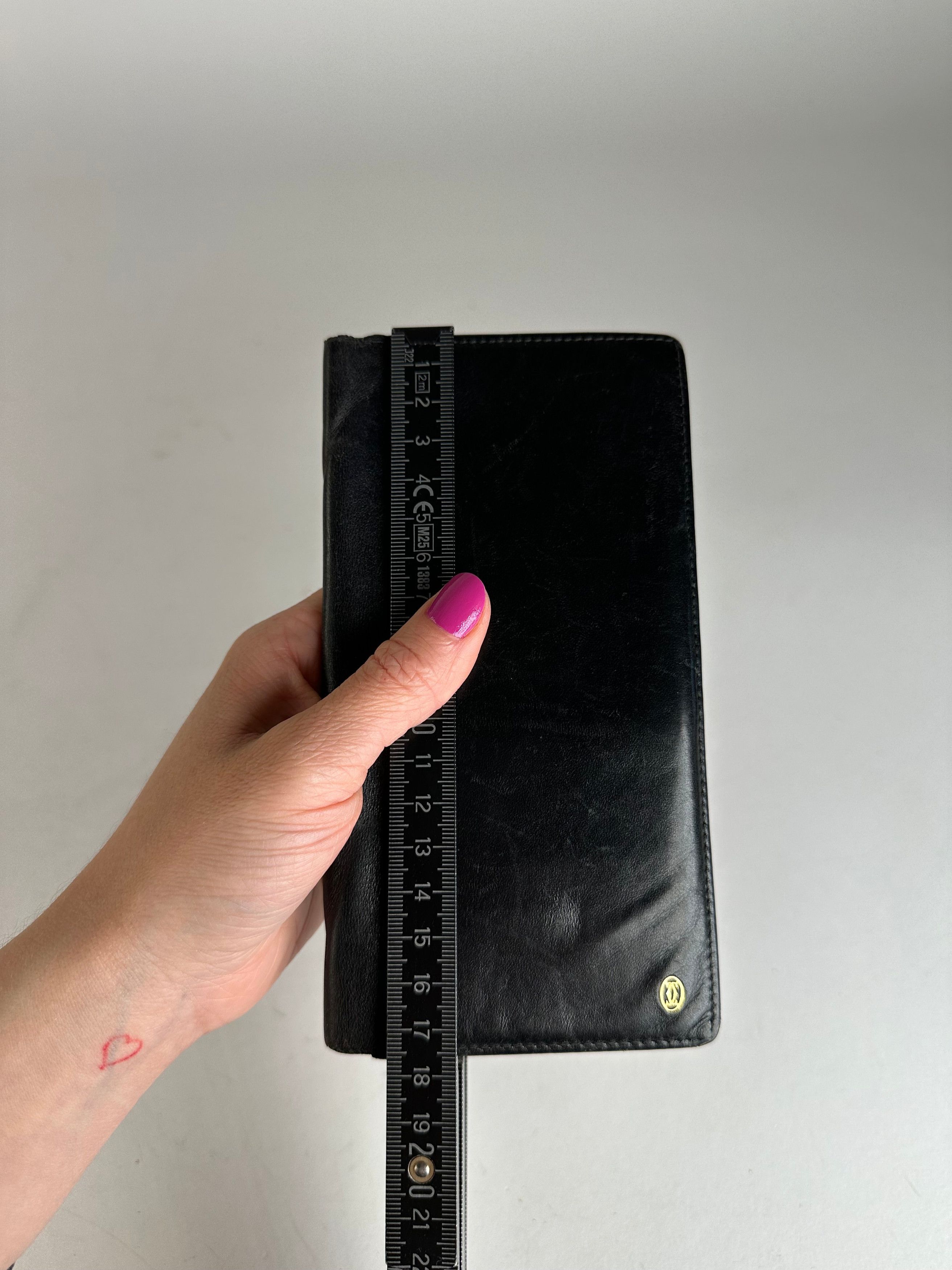 Cartier Vintage Leather ID Holder Black Size ONE SIZE - 8 Thumbnail