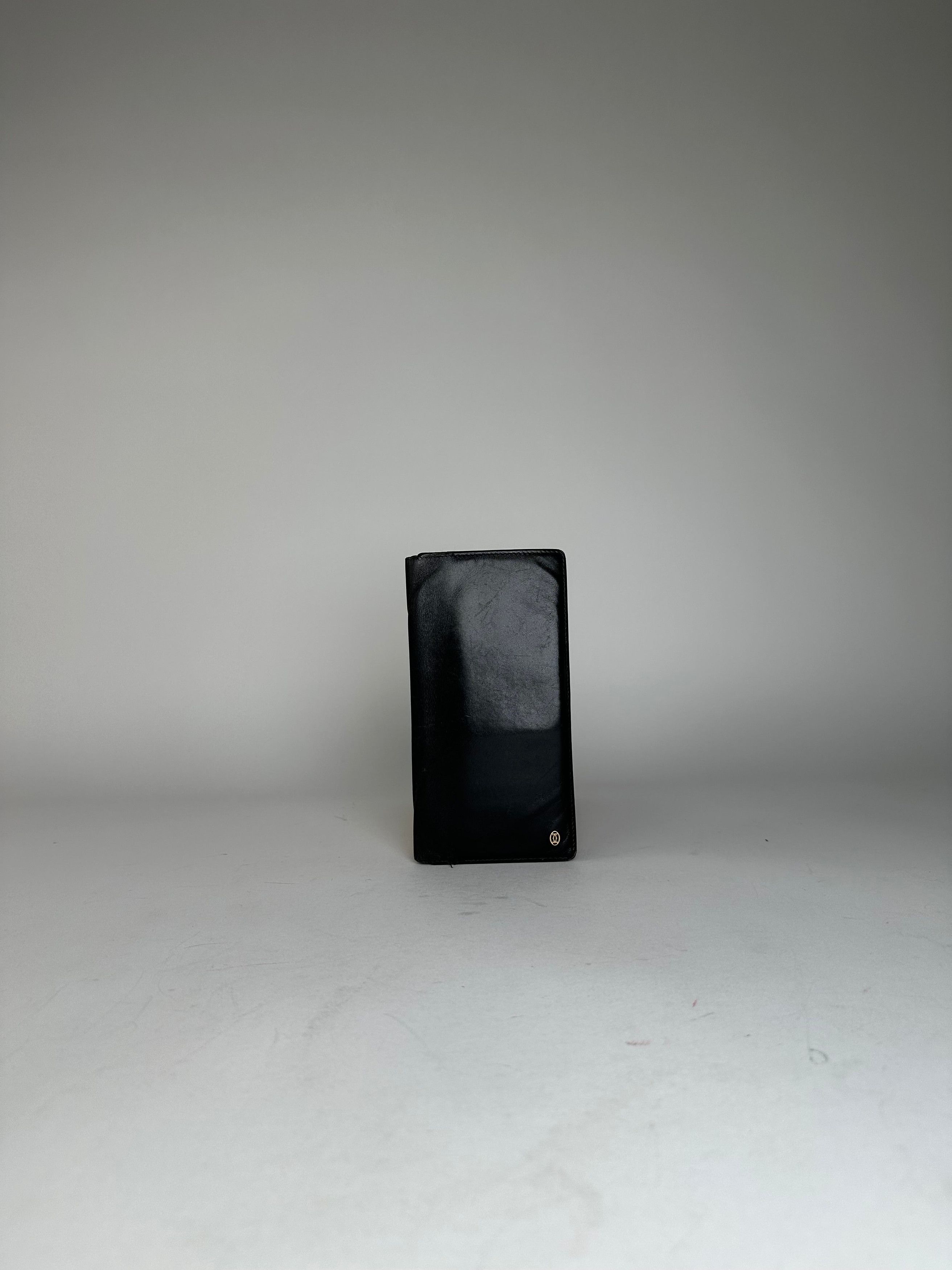Cartier Vintage Leather ID Holder Black Size ONE SIZE - 10 Thumbnail