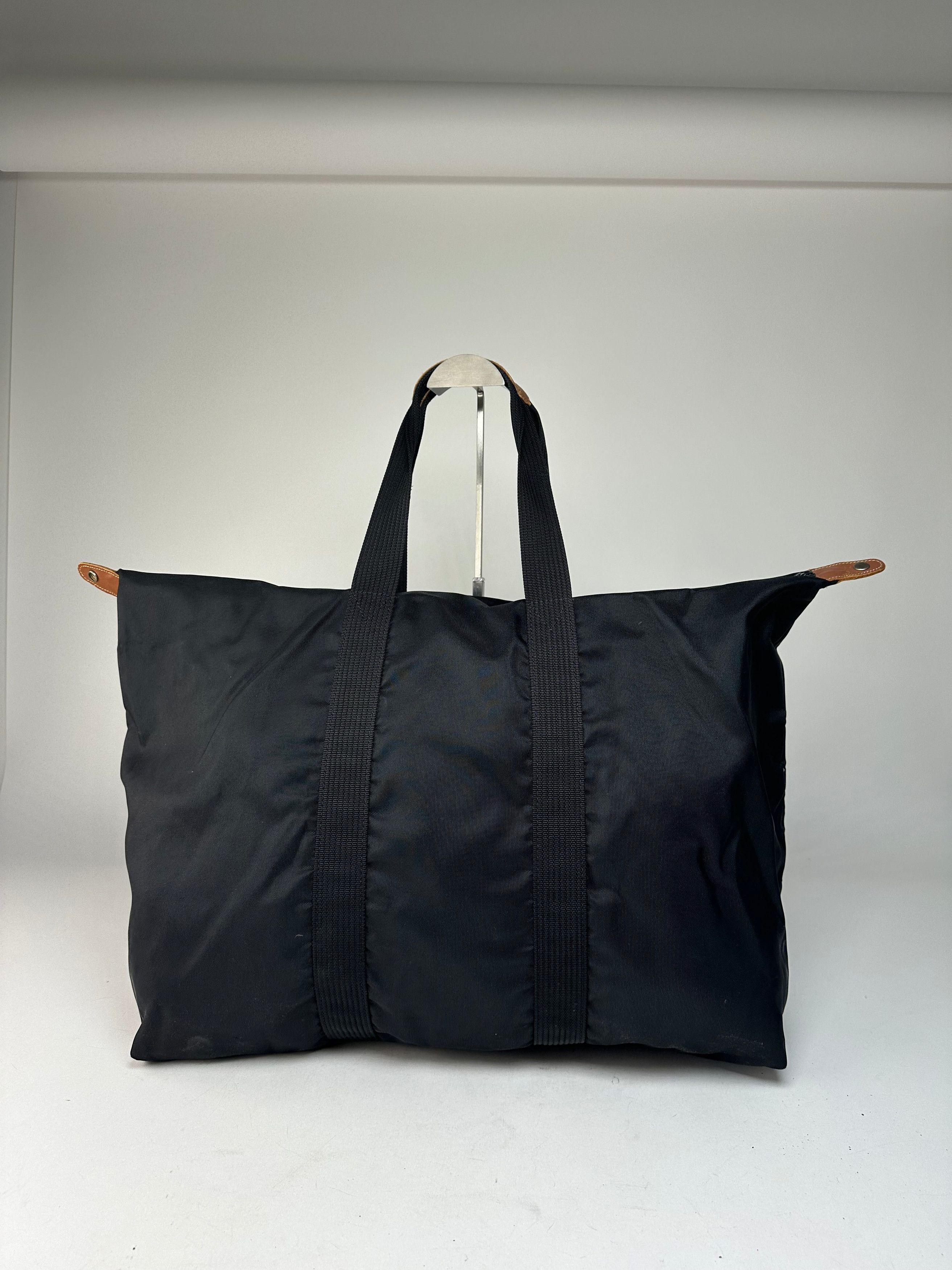 Courreges Vintage Polyester Travel Bag Black Size ONE SIZE - 2 Thumbnail