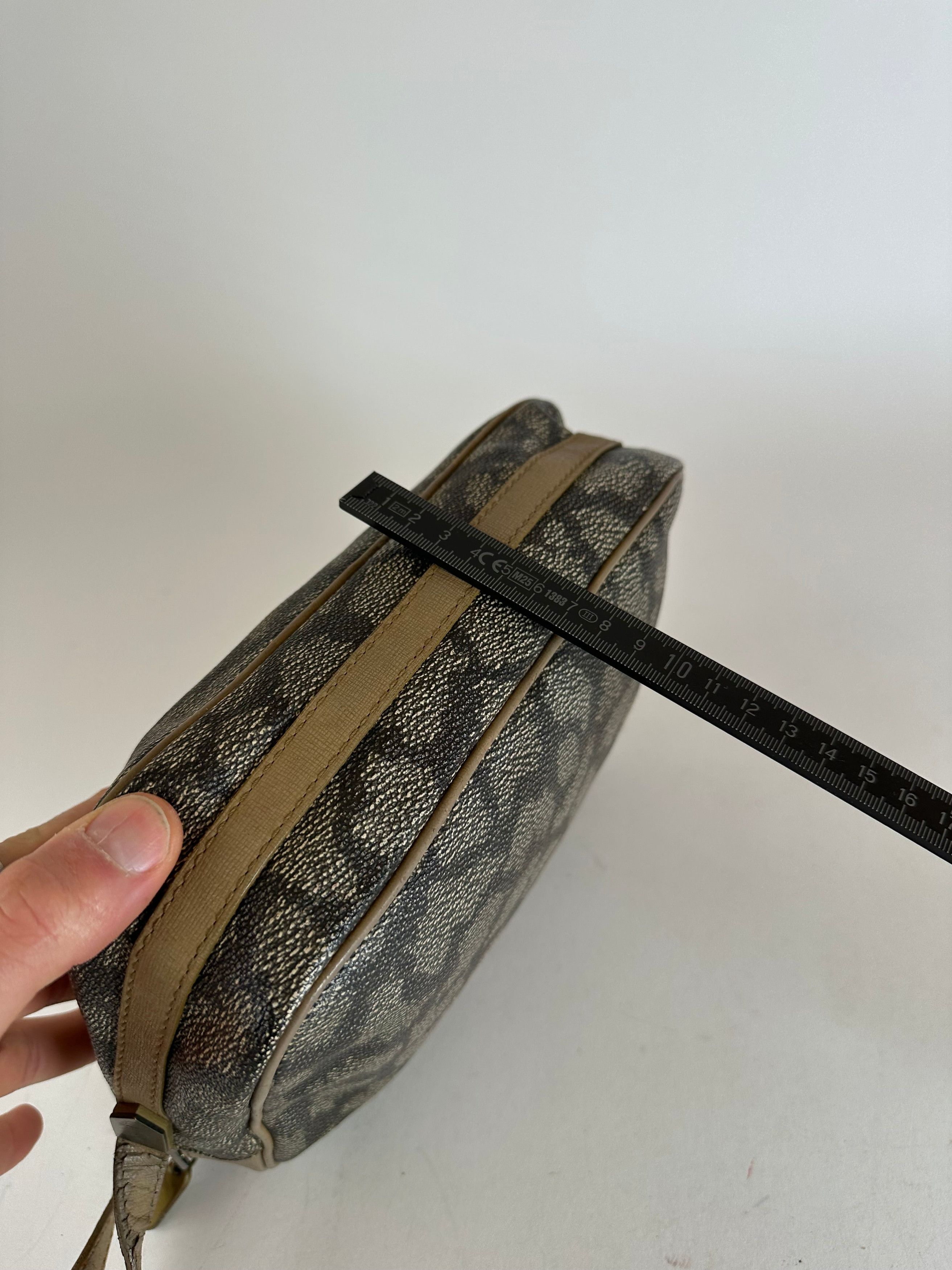 Other Vintage Yves Saint Laurent Leather Shoulder Bag Black Grey B Size ONE SIZE - 14 Thumbnail