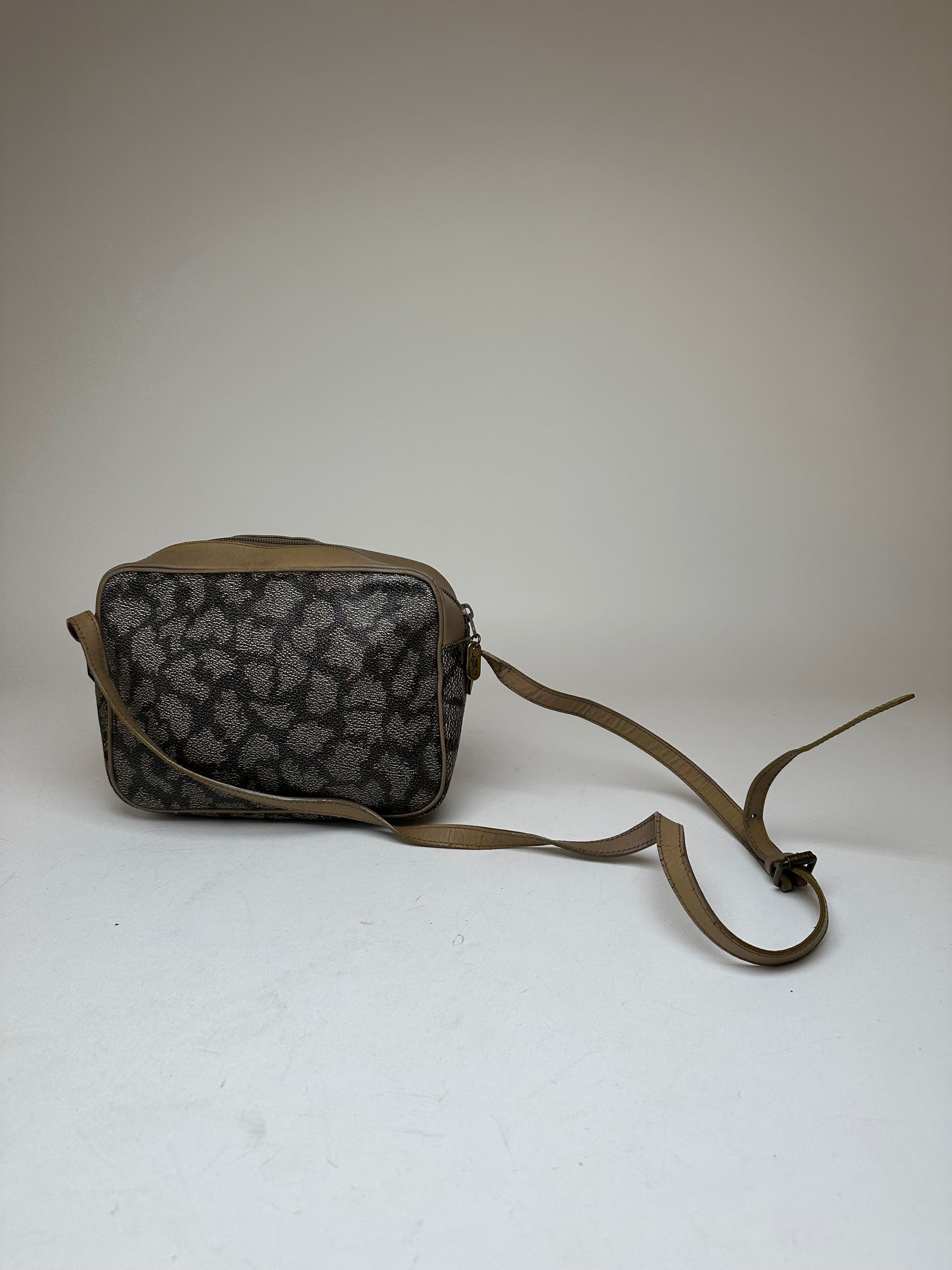 Other Vintage Yves Saint Laurent Leather Shoulder Bag Black Grey B Size ONE SIZE - 2 Thumbnail