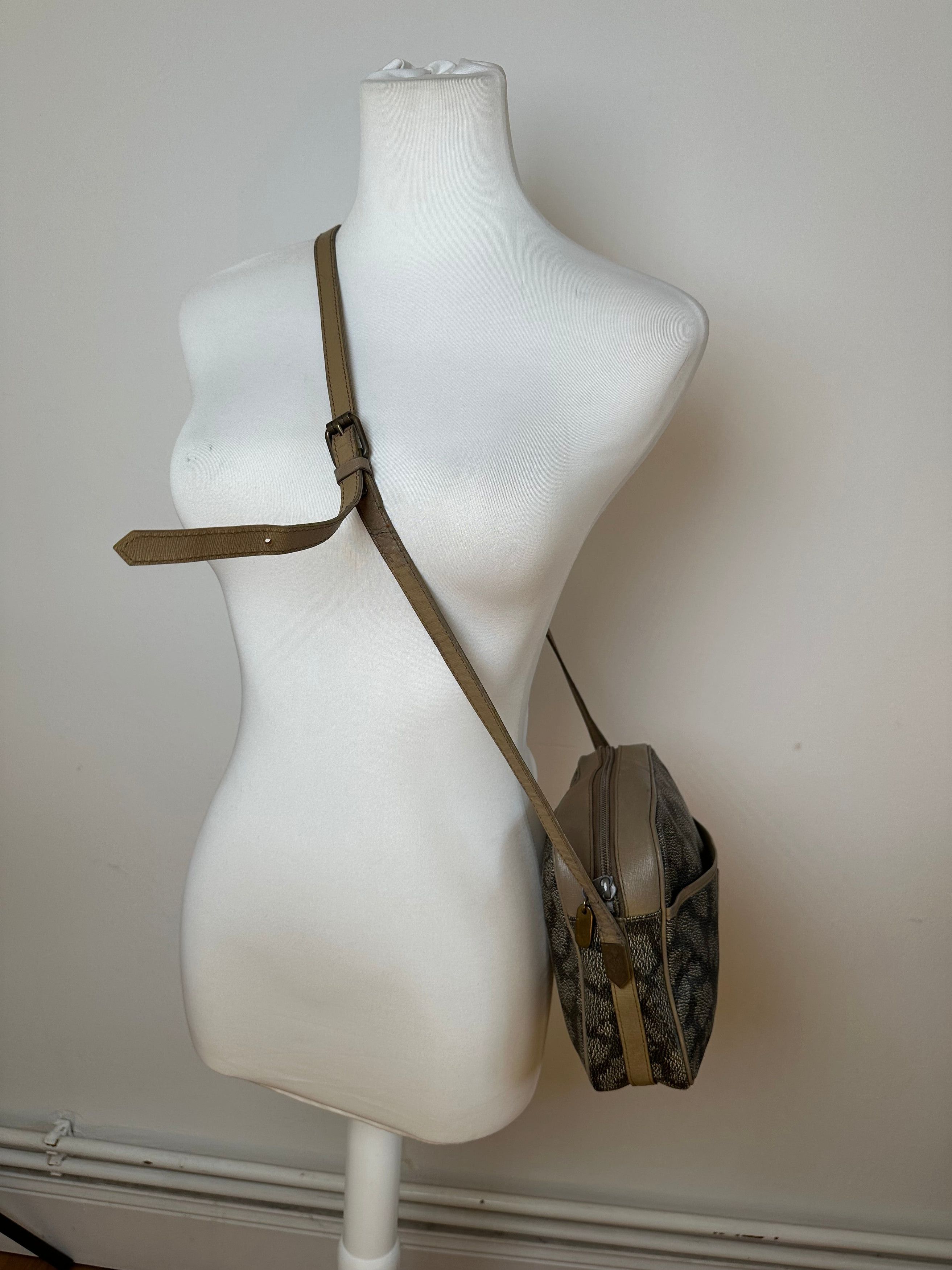 Other Vintage Yves Saint Laurent Leather Shoulder Bag Black Grey B Size ONE SIZE - 6 Thumbnail