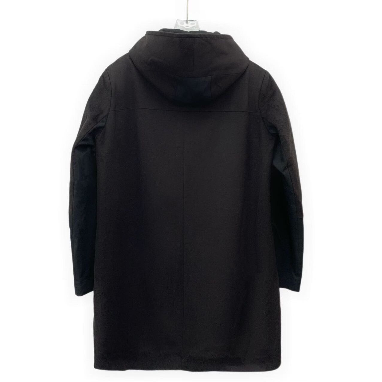 Balenciaga Balenciaga Wool Blend Hooded Coat Size 52 Size US L / EU 52-54 / 3 - 2 Thumbnail