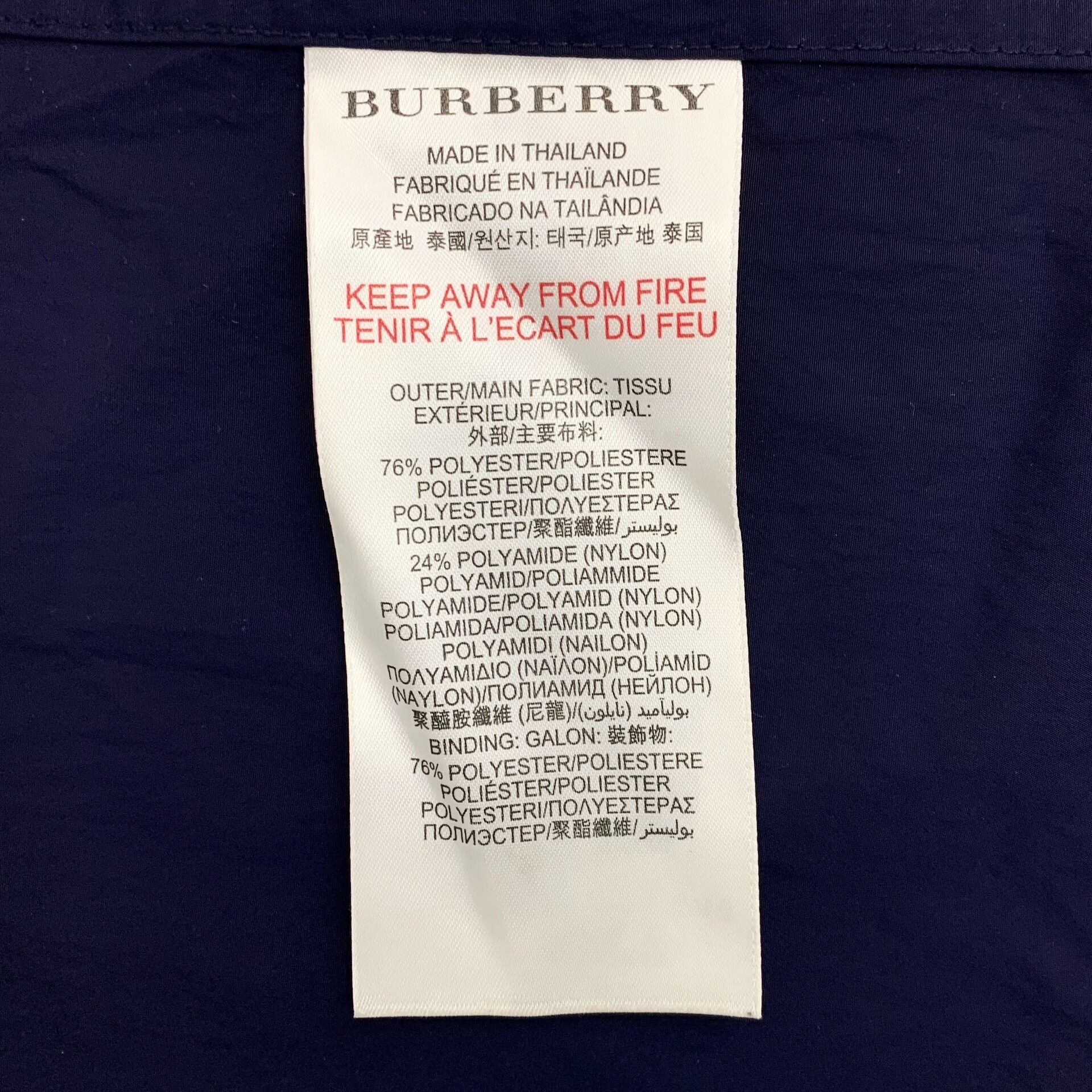 Burberry Burberry Hooded Light Jacket Size 6Y Size US XXS / EU 40 - 6 Thumbnail