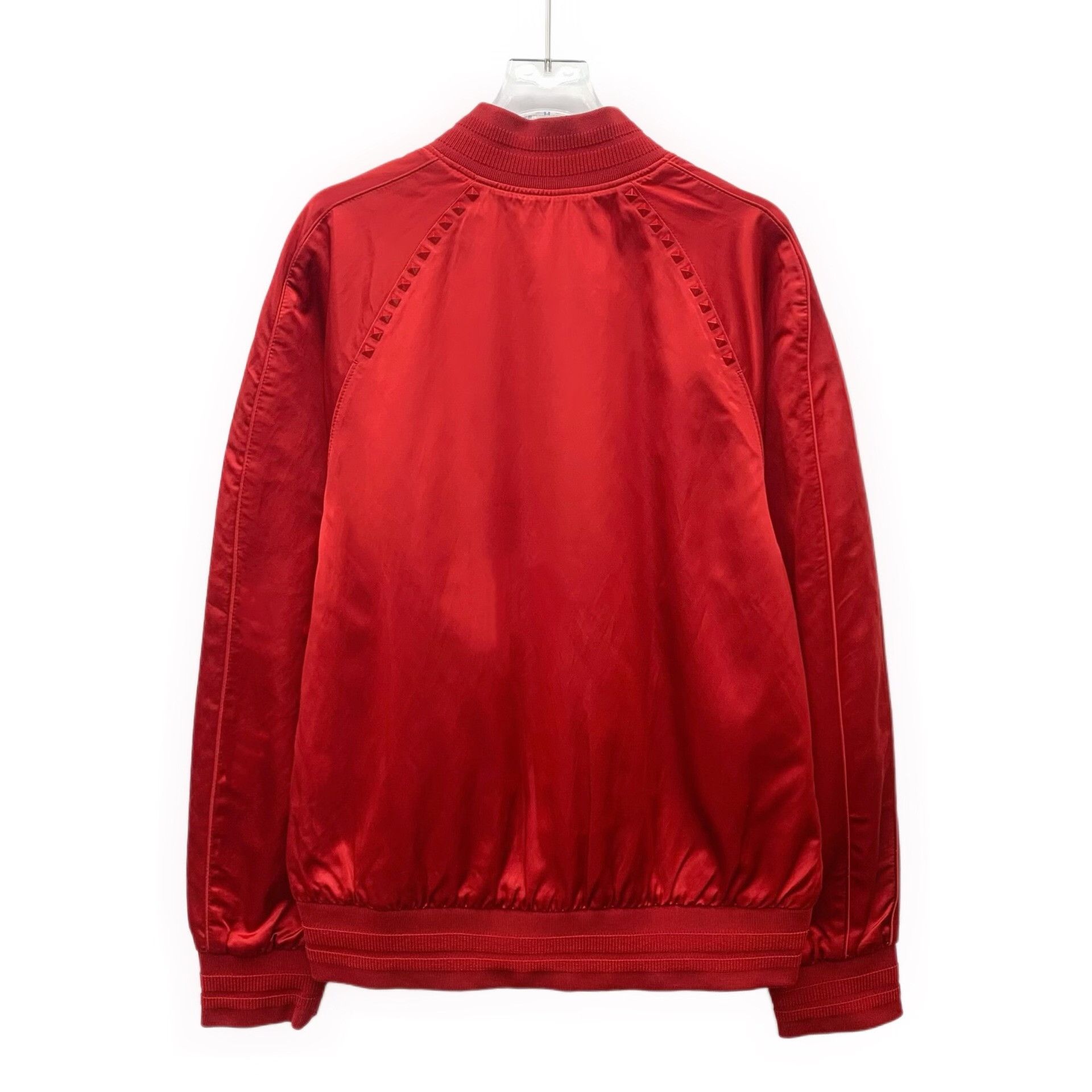 Valentino Valentino Studded Viscose Bomber Jacket 48 Size US M / EU 48-50 / 2 - 2 Thumbnail