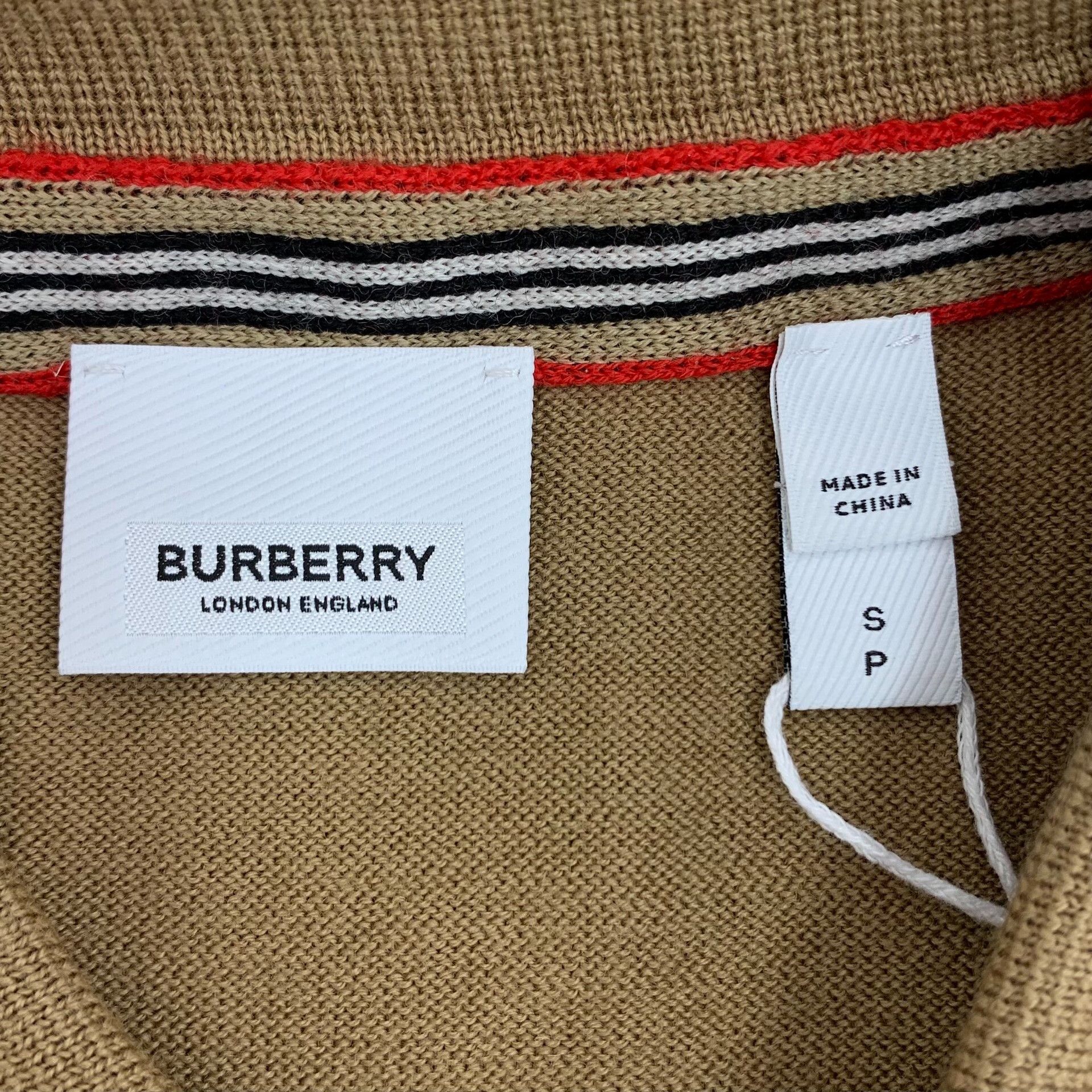 Burberry Burberry Wool Long Sleeve Knit Polo S Size US S / EU 44-46 / 1 - 5 Thumbnail
