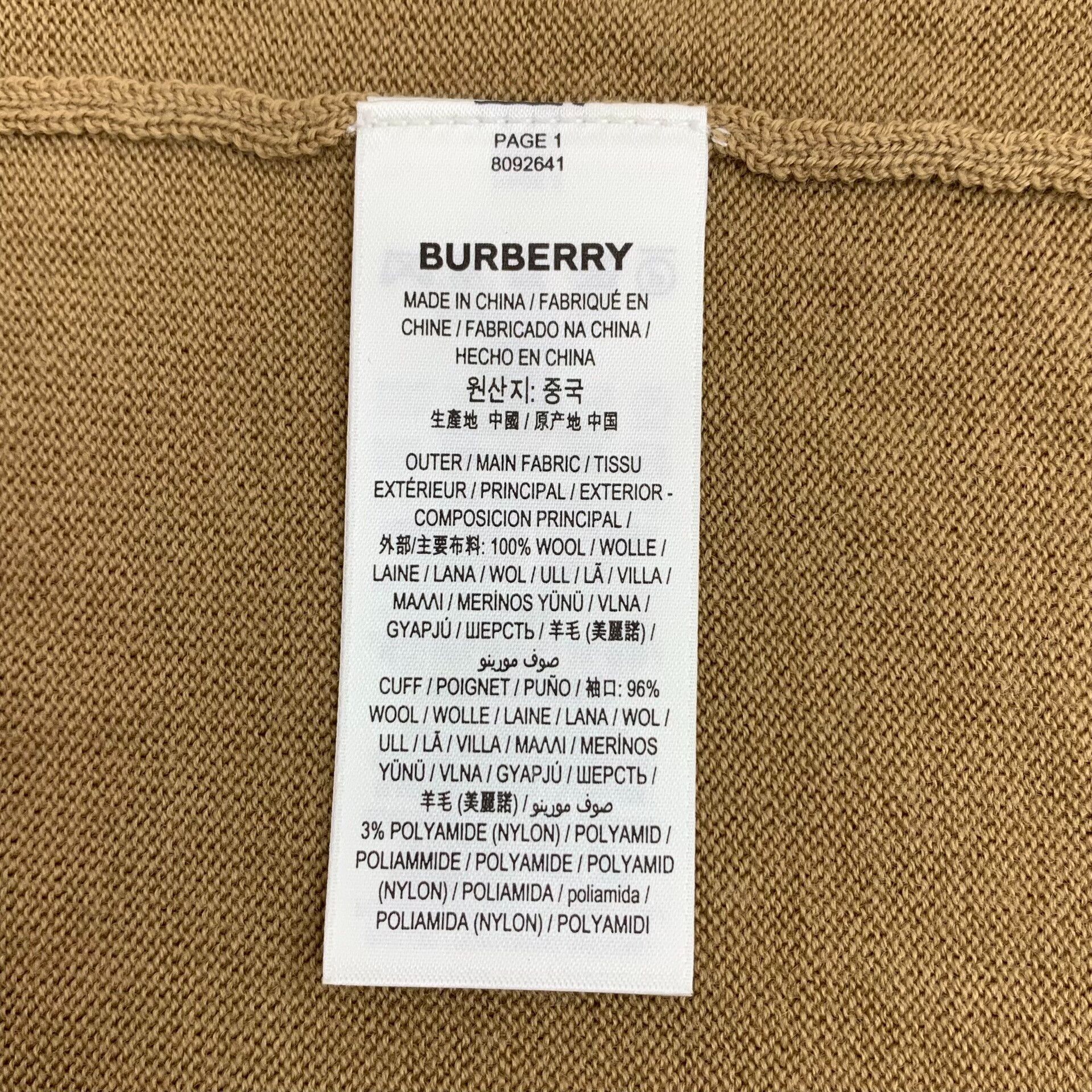 Burberry Burberry Wool Long Sleeve Knit Polo S Size US S / EU 44-46 / 1 - 8 Thumbnail