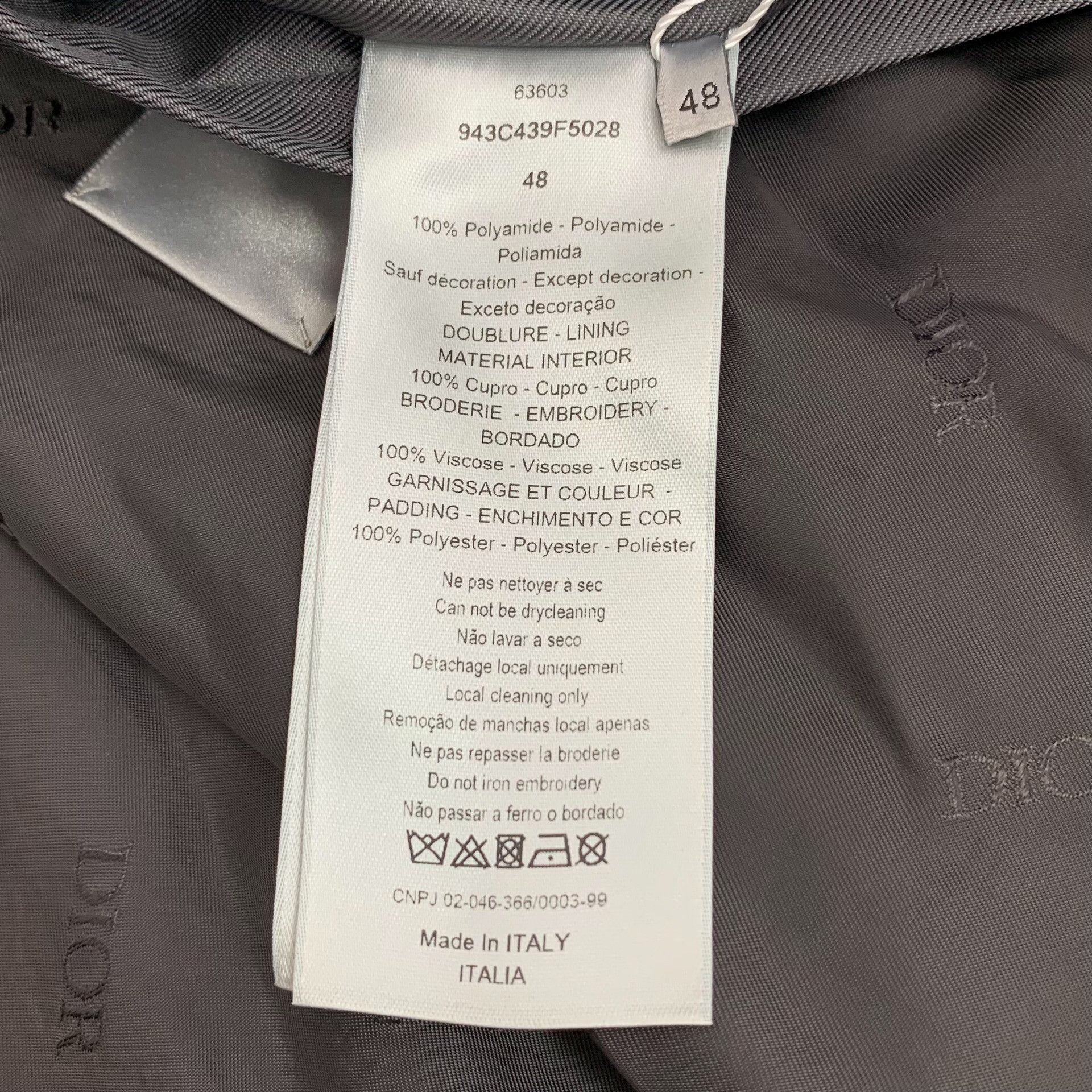 Dior Dior Floral Logo Embroidery Bomber Jacket 48 Size US M / EU 48-50 / 2 - 6 Thumbnail