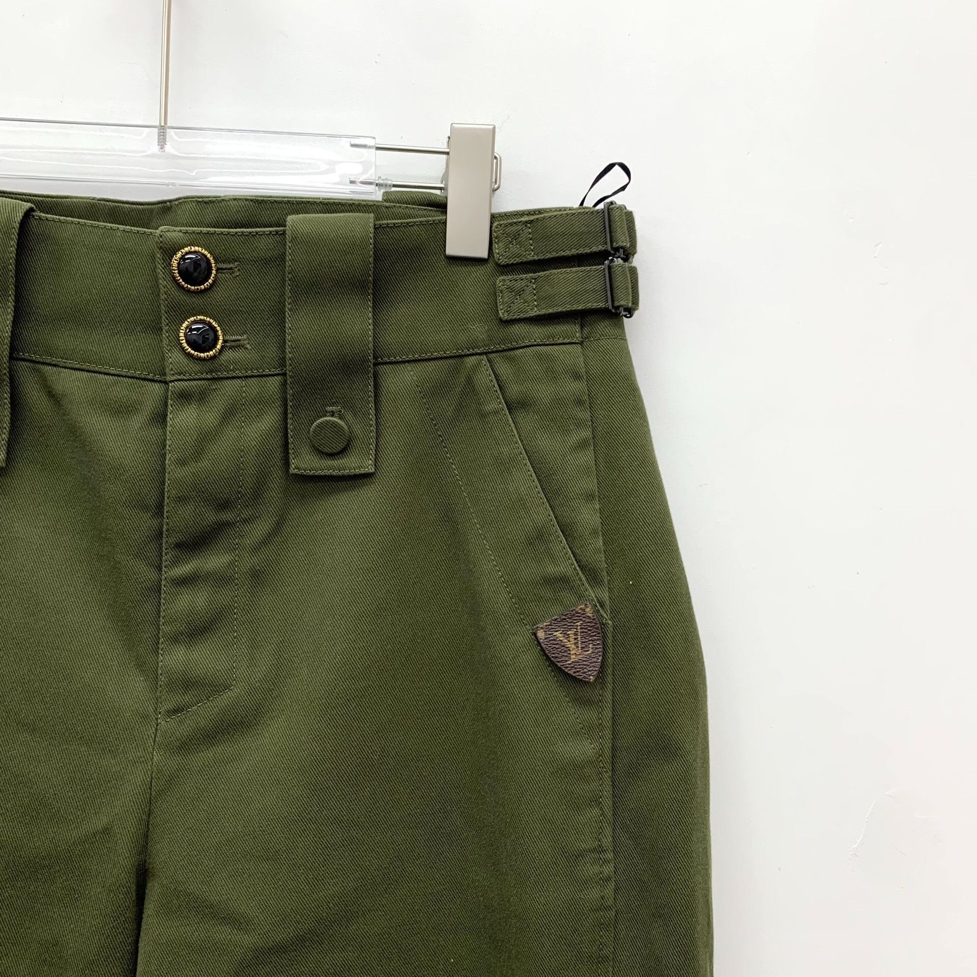 Louis Vuitton Louis Vuitton Olive Cotton Cargo Pants FR 38 Size 27" / US 4 / IT 40 - 3 Thumbnail
