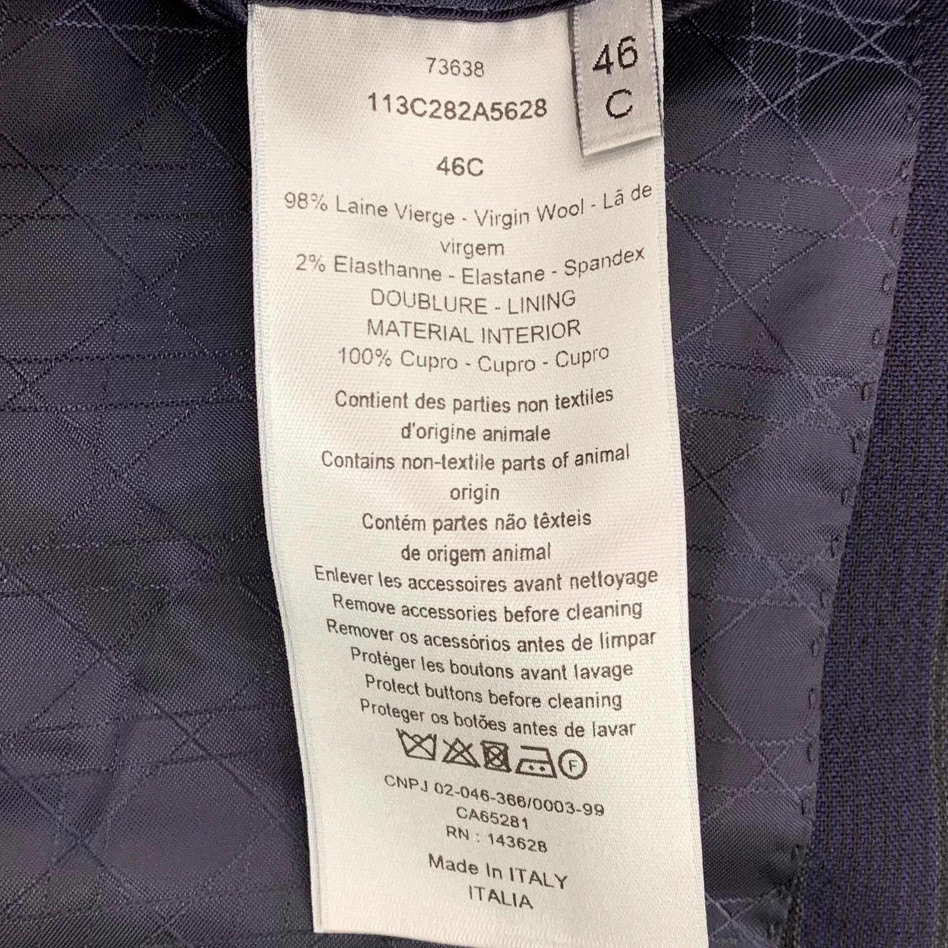 Dior Dior Pinstripe Double Breasted Blazer Size 46C Size 36R - 7 Thumbnail