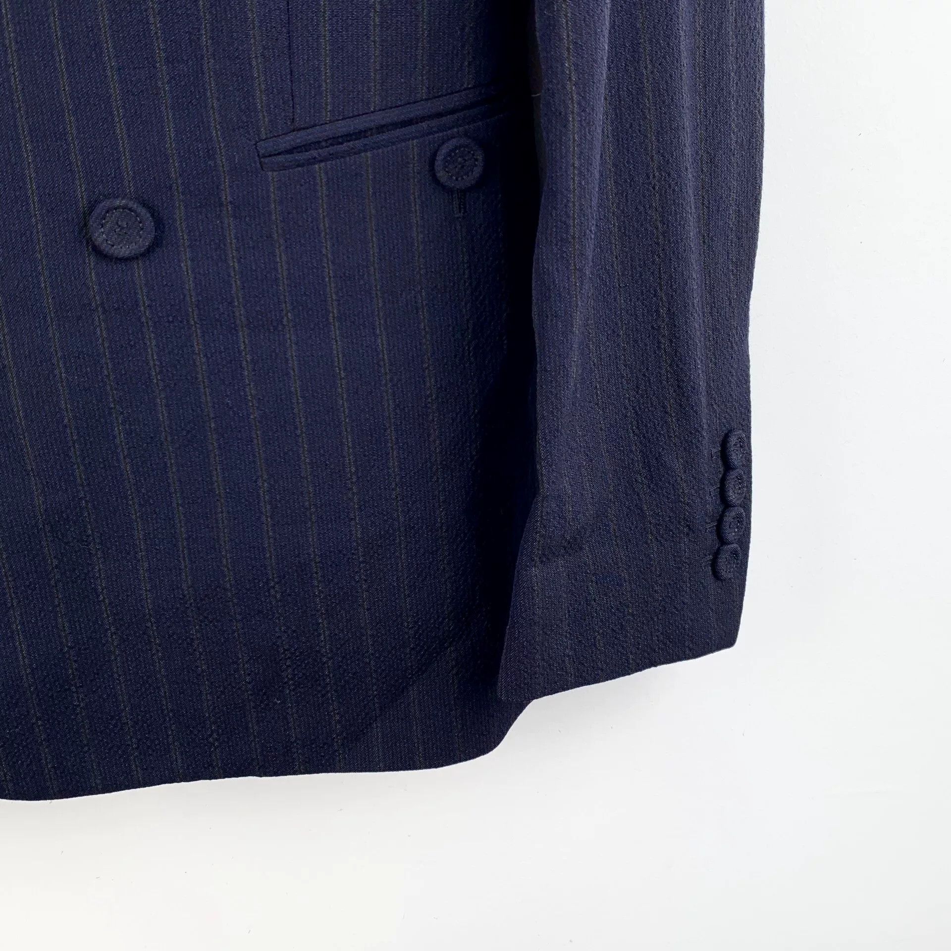 Dior Dior Pinstripe Double Breasted Blazer Size 46C Size 36R - 4 Thumbnail