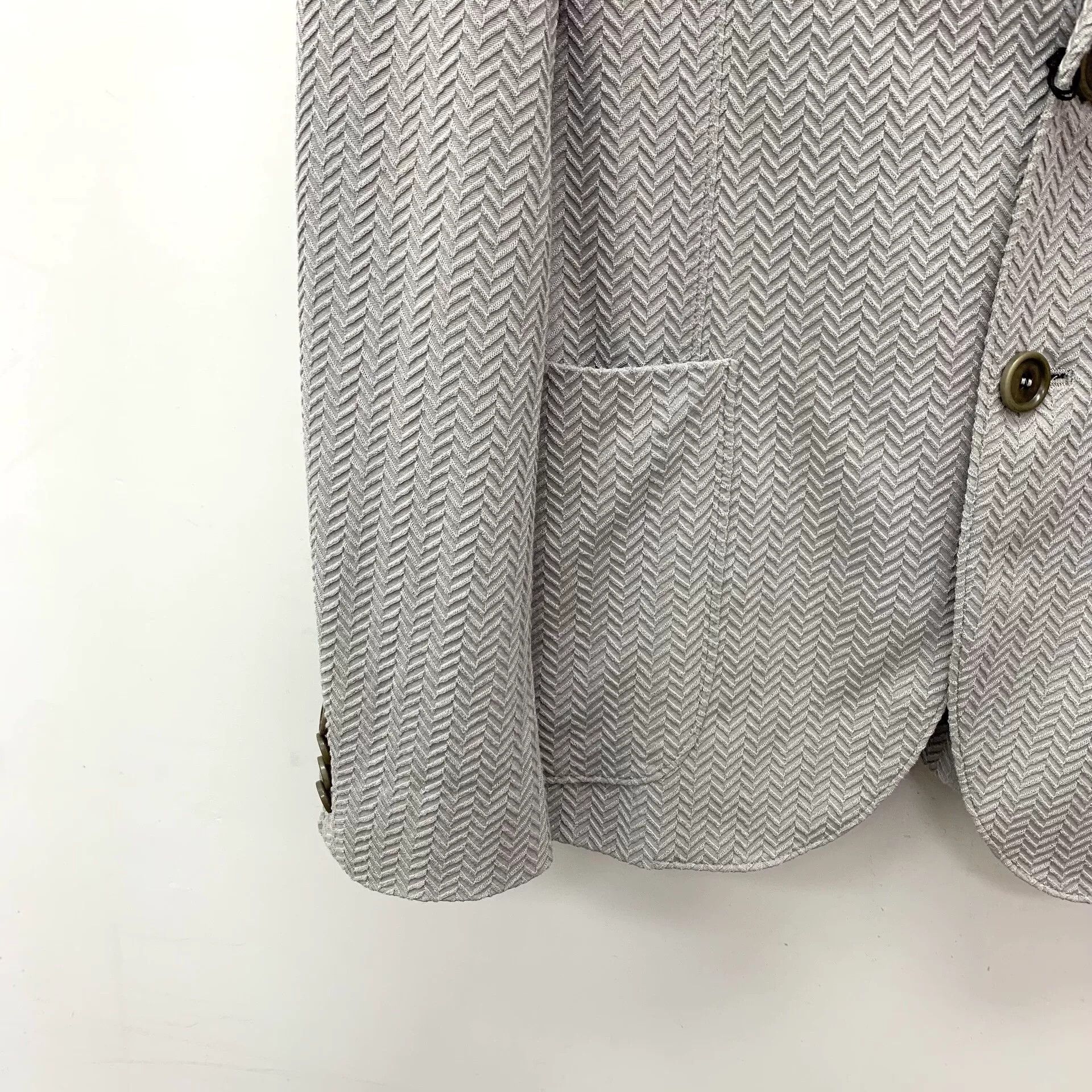 Giorgio Armani Giorgio Armani Upton Chevron Blazer 48 Size 38R - 4 Thumbnail