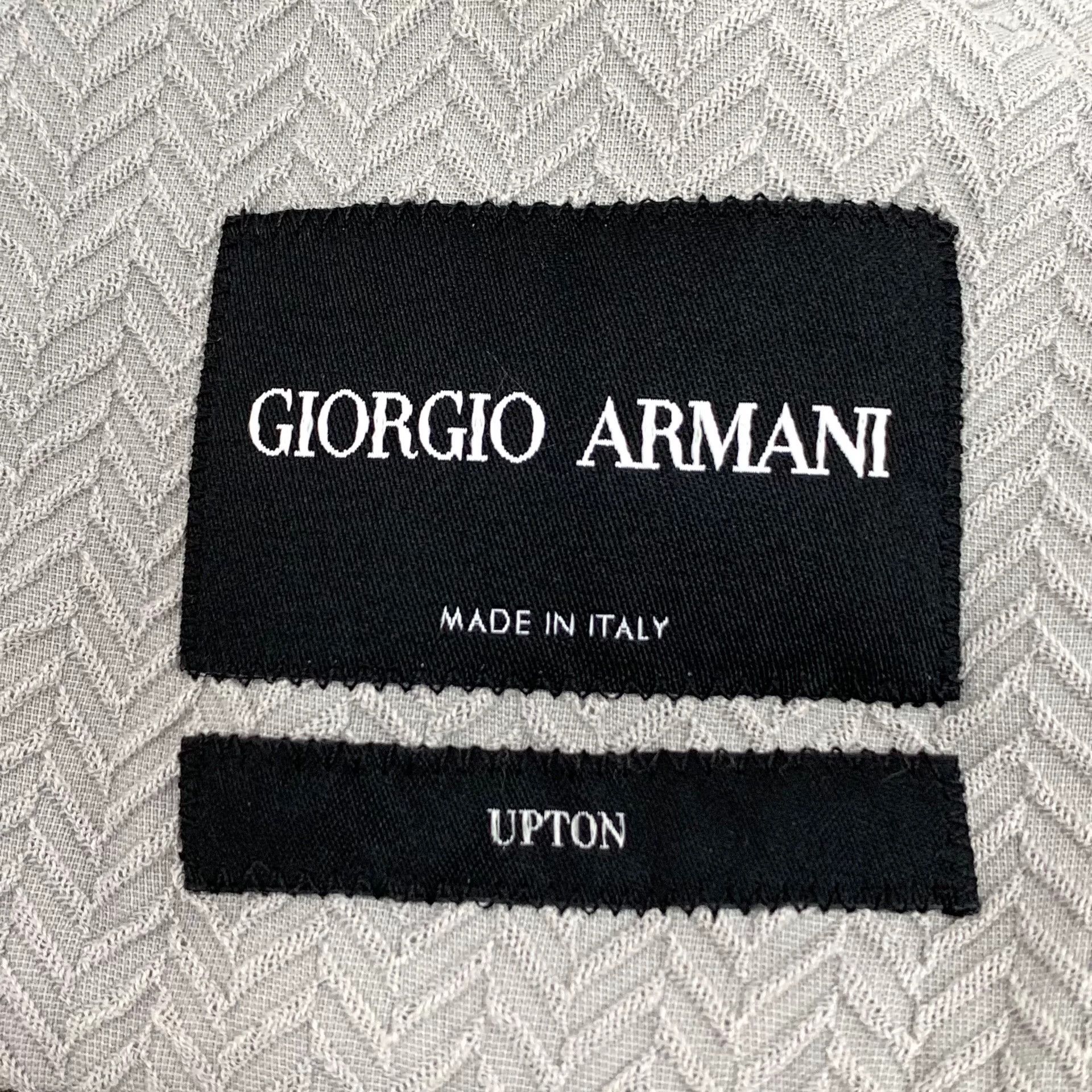 Giorgio Armani Giorgio Armani Upton Chevron Blazer 48 Size 38R - 5 Thumbnail
