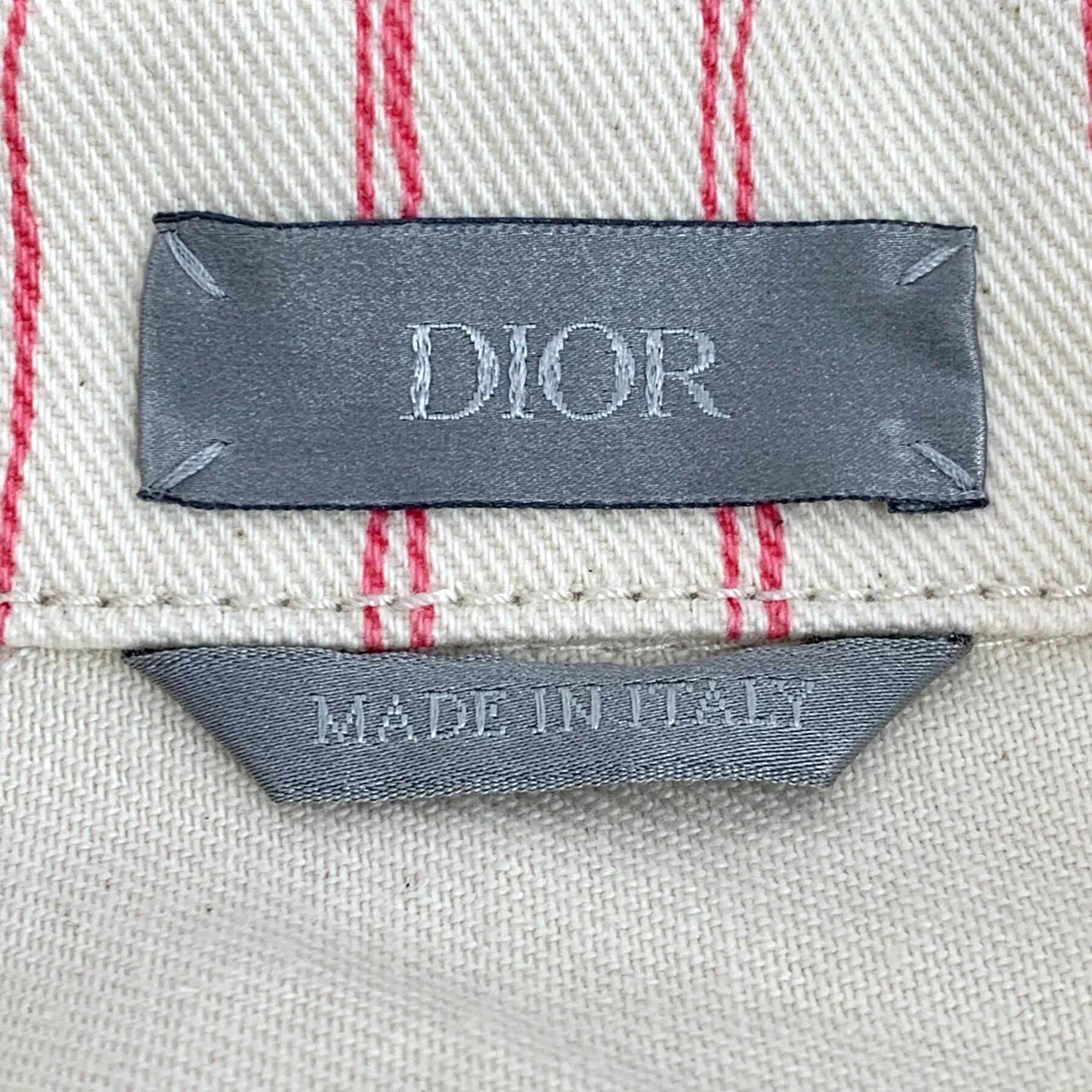 Dior Dior Pinstripe Cotton Denim Jacket 52 Size US L / EU 52-54 / 3 - 5 Thumbnail