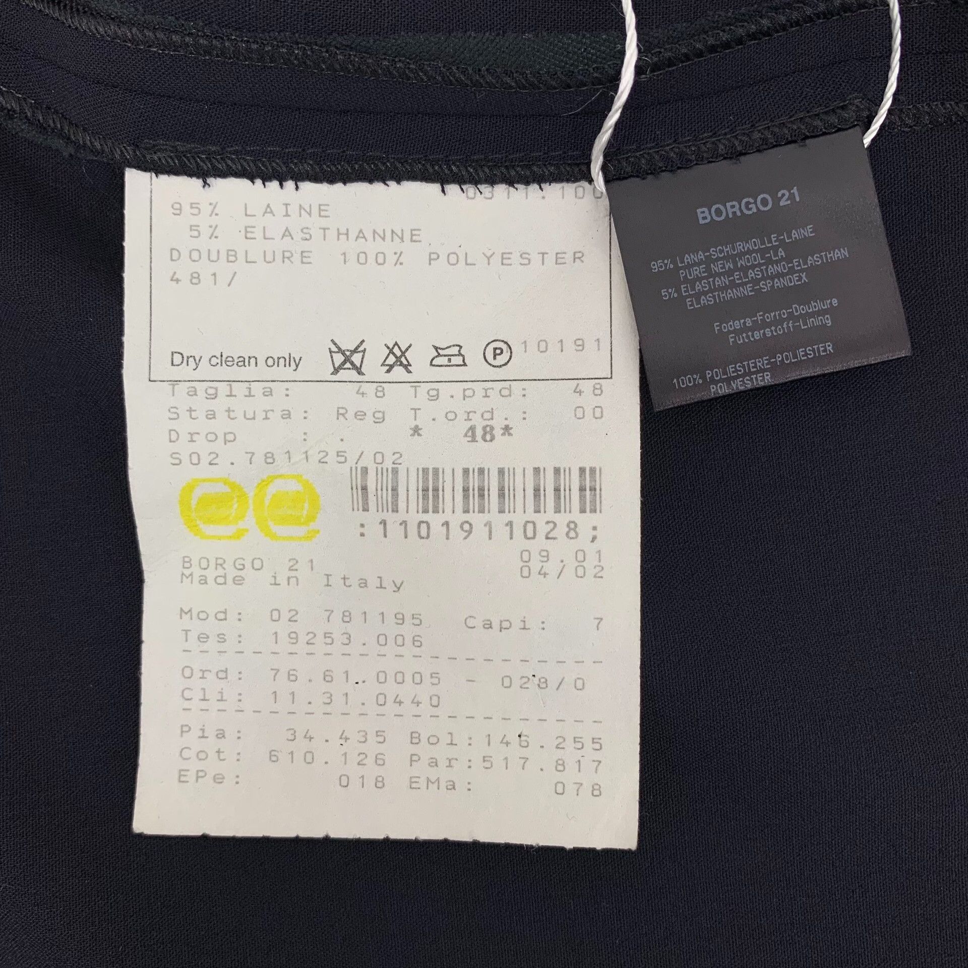 Giorgio Armani Giorgio Armani Wool Single Breasted Blazer 48R Size 48R - 8 Thumbnail