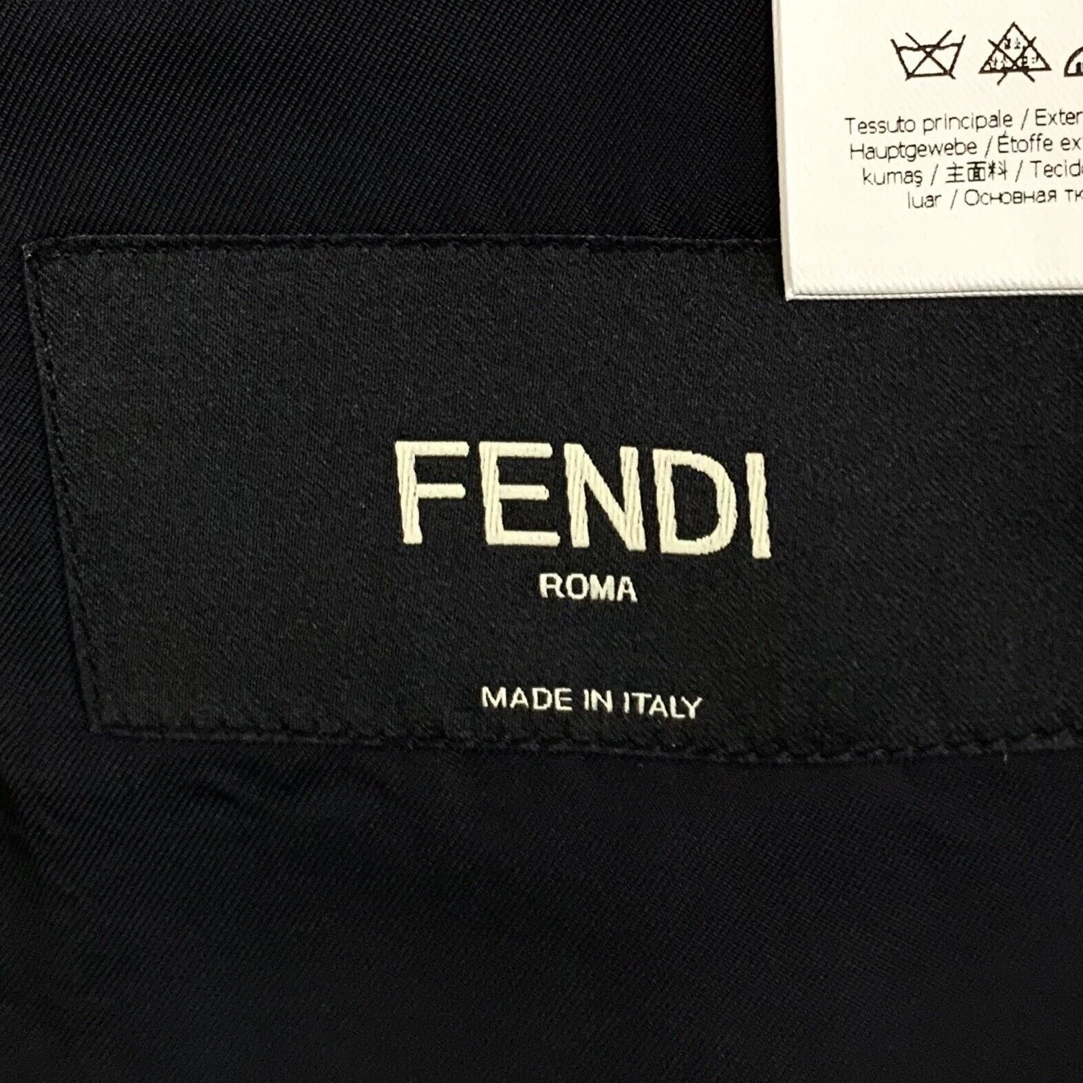 Fendi Fendi Back Zip Double Breasted Blazer 50 Size 50R - 7 Thumbnail