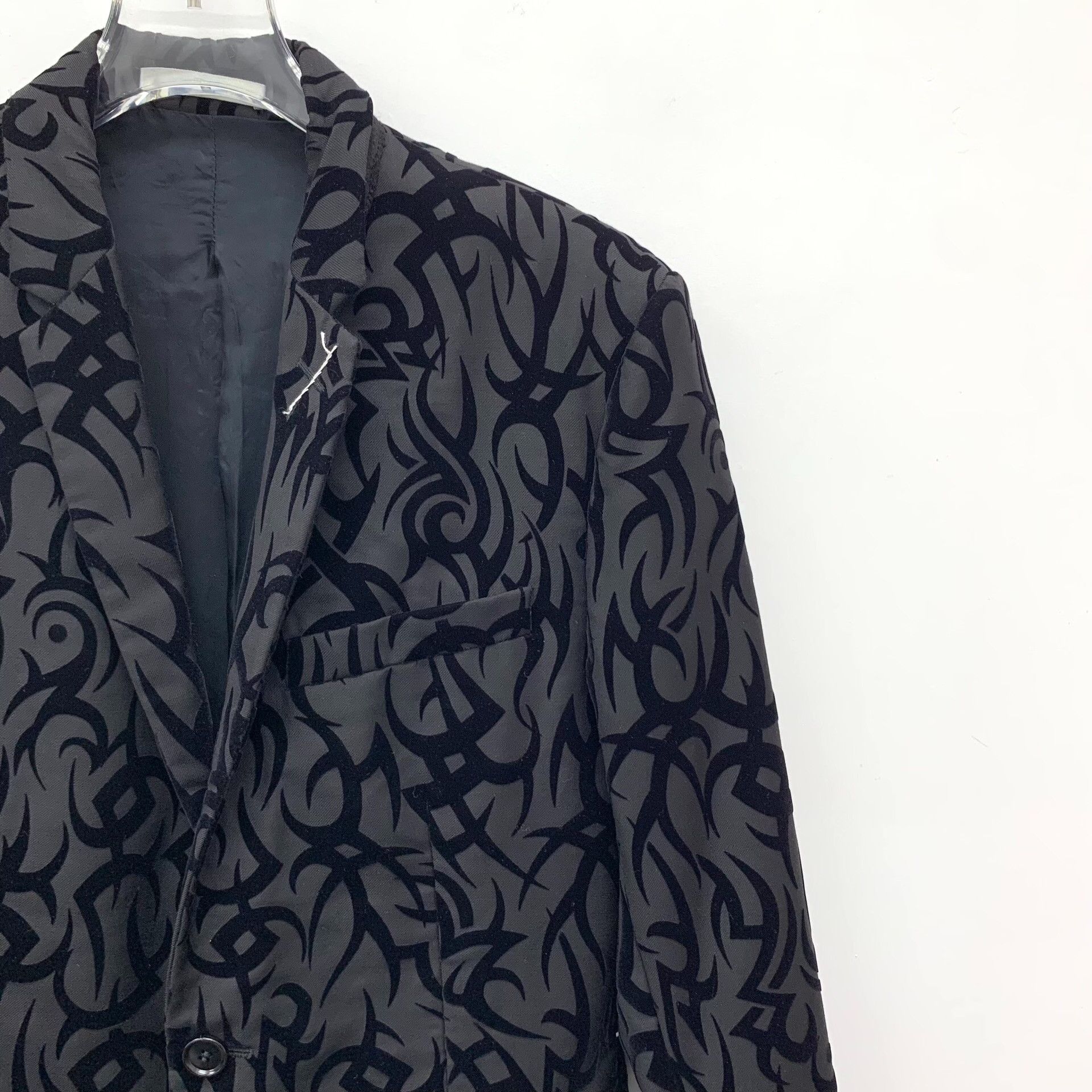 Dior Dior Tribal Flocking Wool Blazer Size 44 Size US S / EU 44-46 / 1 - 3 Thumbnail