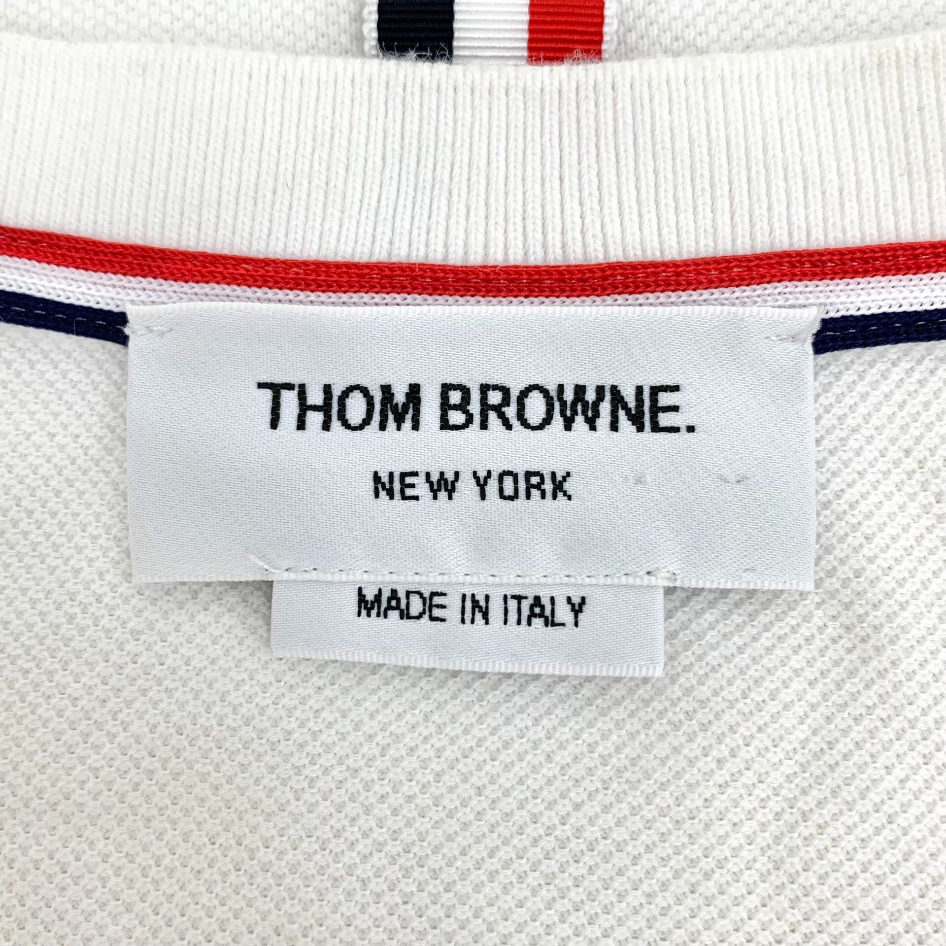 Thom Browne Thom Browne Textured Cotton T-Shirt Size 4 Size US XL / EU 56 / 4 - 6 Thumbnail