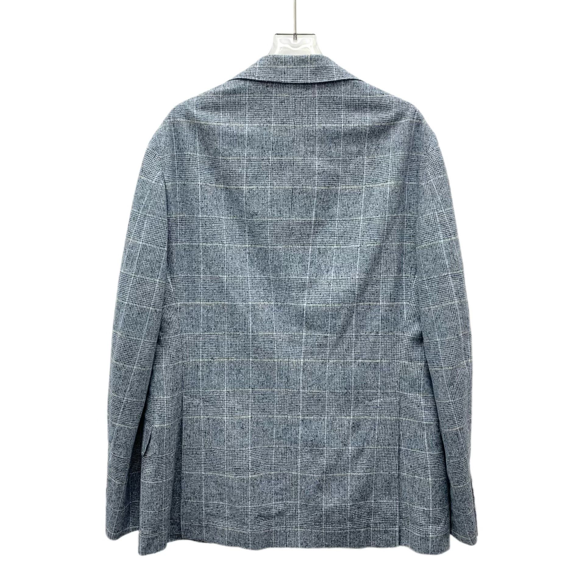 Brunello Cucinelli Brunello Cucinelli Checked Silk Blend Blazer 46 Size 36R - 2 Thumbnail