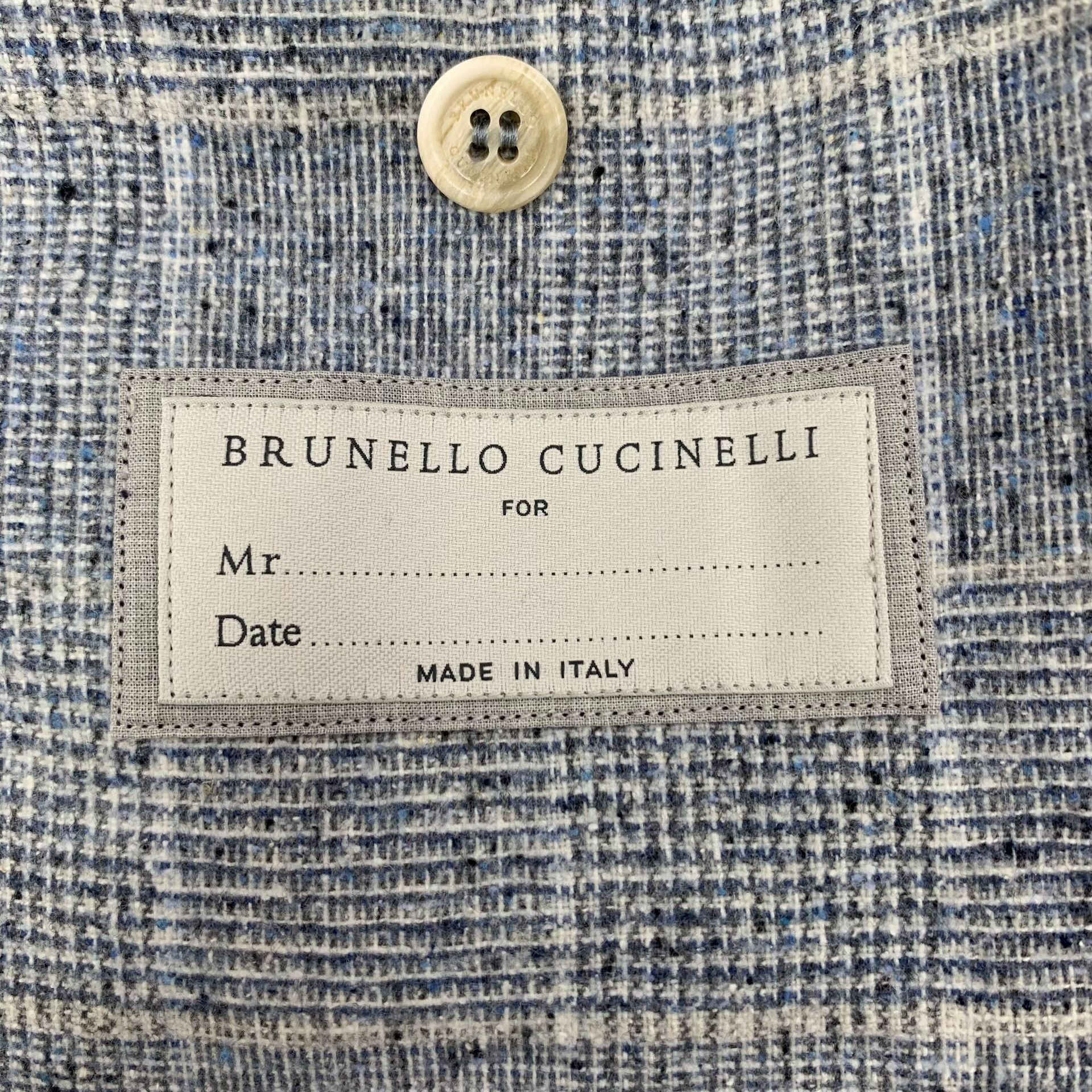 Brunello Cucinelli Brunello Cucinelli Checked Silk Blend Blazer 46 Size 36R - 5 Thumbnail