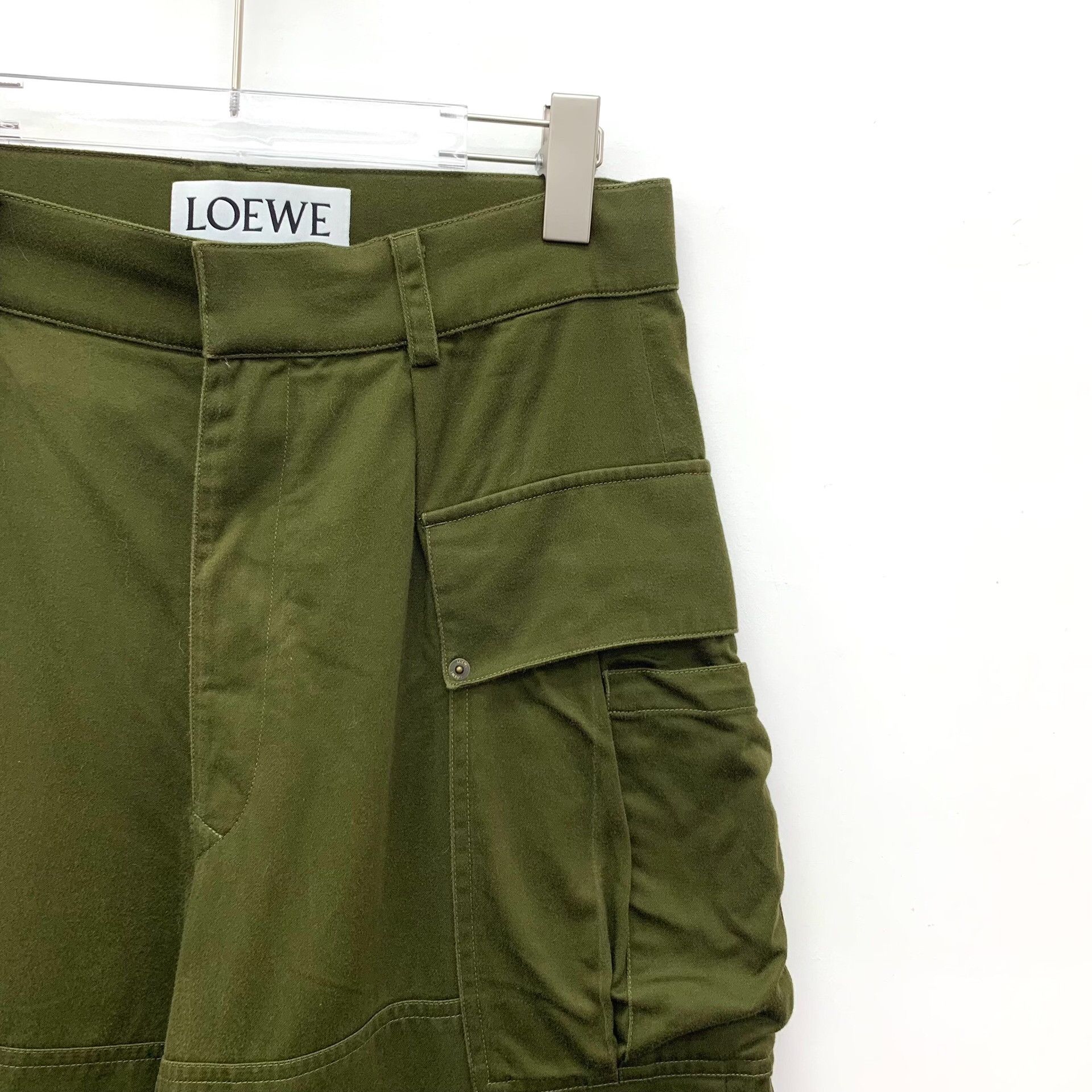 Loewe Loewe Logo Leather Patch Cargo Pants Size 46 Size US 30 / EU 46 - 3 Thumbnail