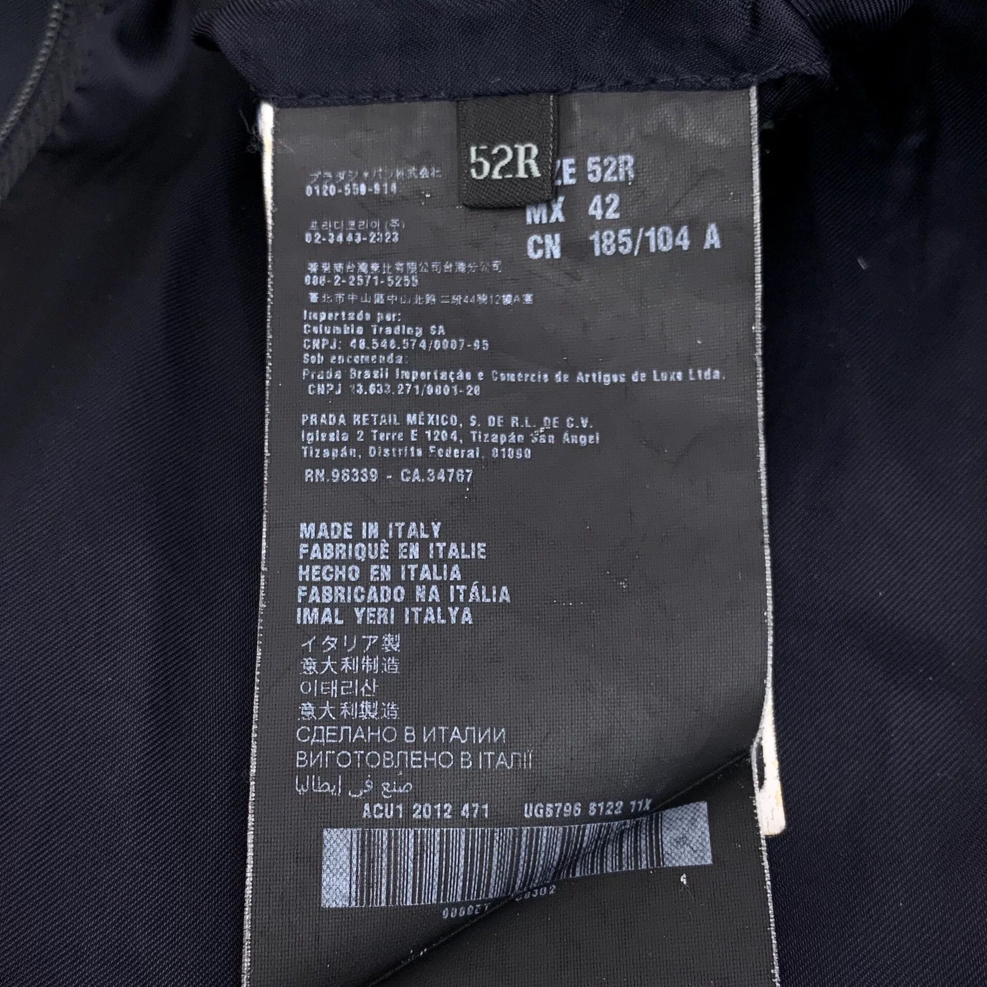 Prada Prada Single Breasted Technical Blazer 52R Size 52R - 6 Thumbnail