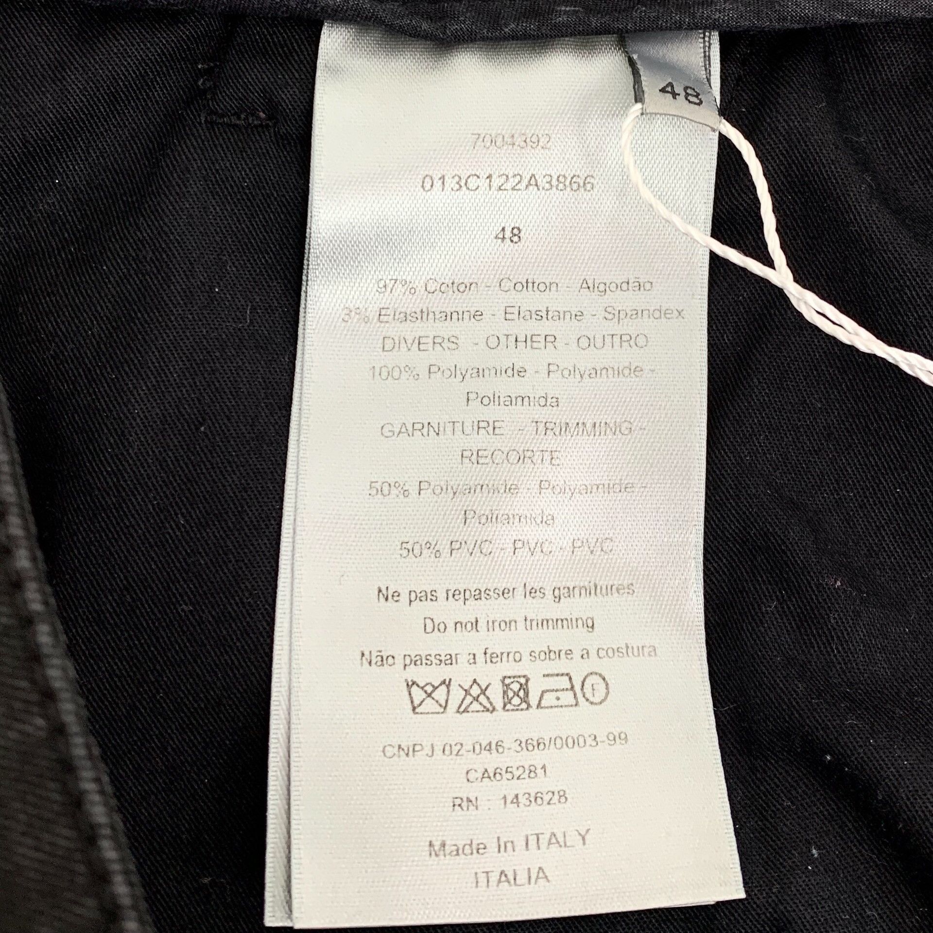Dior Dior Black Logo Patch Cargo Pants Size 48 Size US 32 / EU 48 - 8 Thumbnail