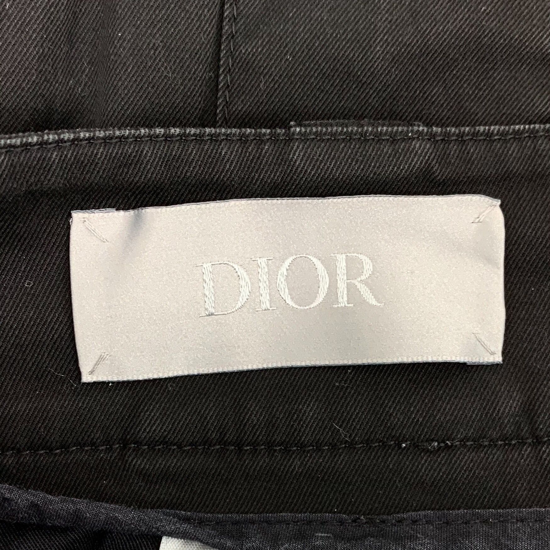 Dior Dior Black Logo Patch Cargo Pants Size 48 Size US 32 / EU 48 - 7 Thumbnail