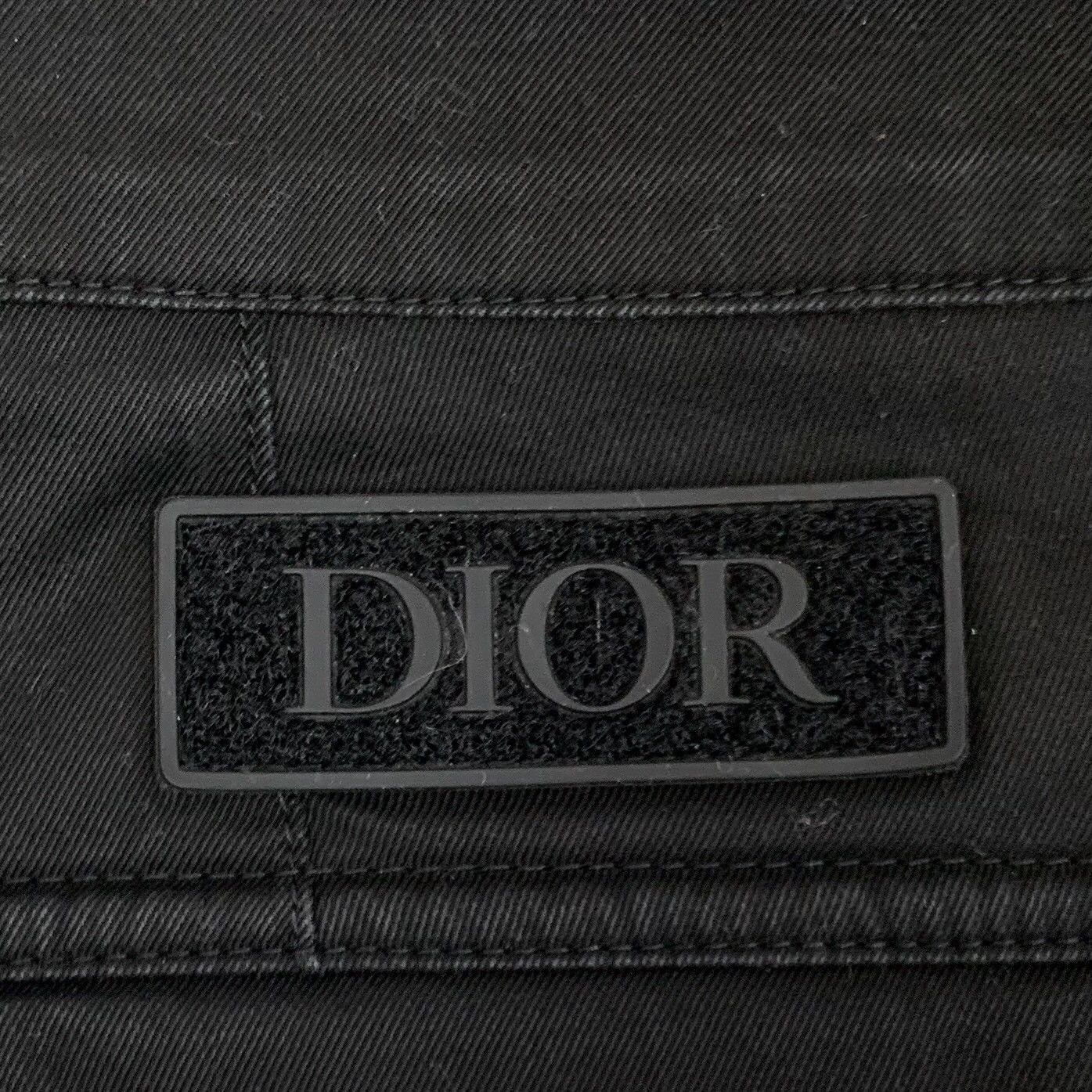Dior Dior Black Logo Patch Cargo Pants Size 48 Size US 32 / EU 48 - 6 Thumbnail