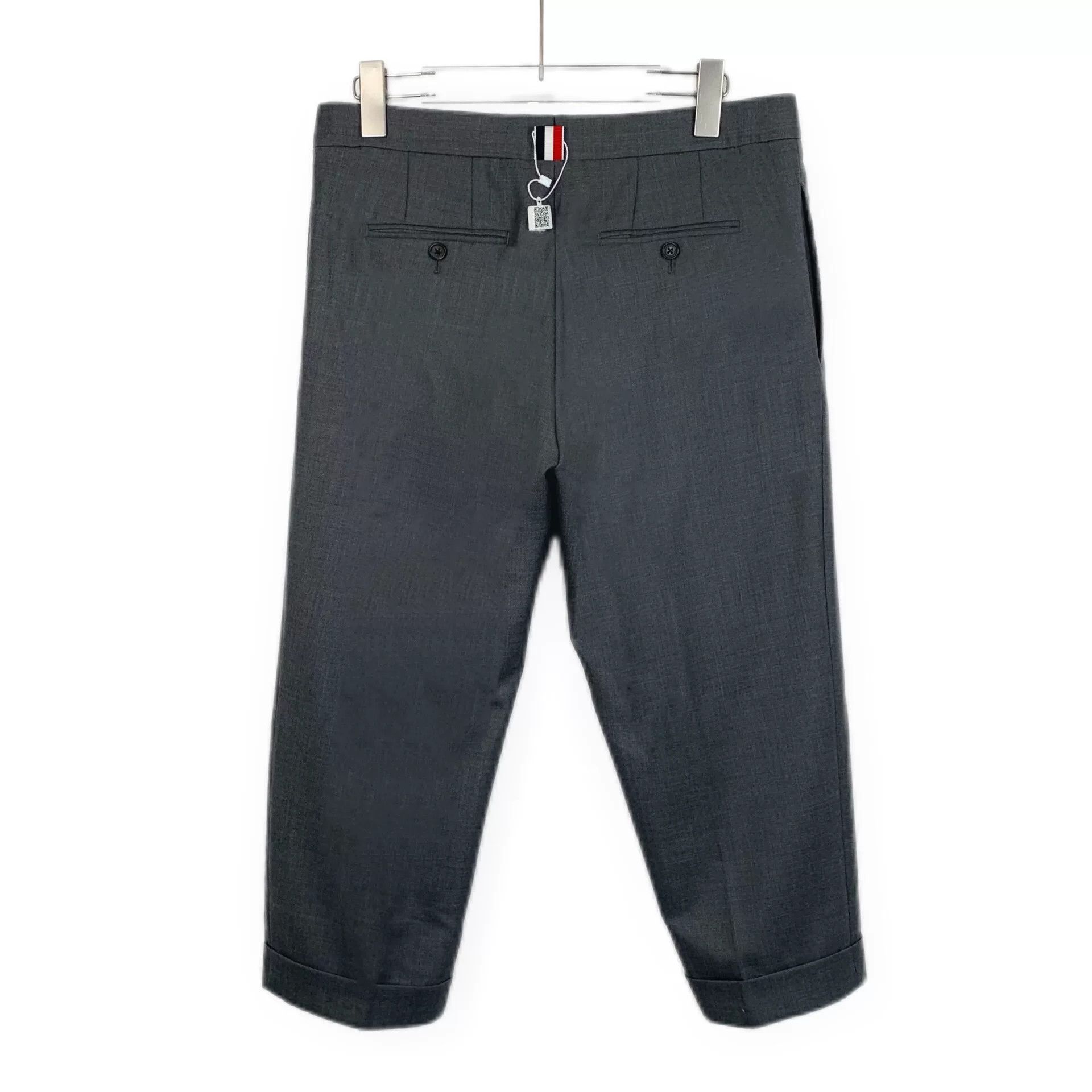 Thom Browne Thom Browne Gray Wool Trousers Size 44 Size US 28 / EU 44 - 2 Thumbnail