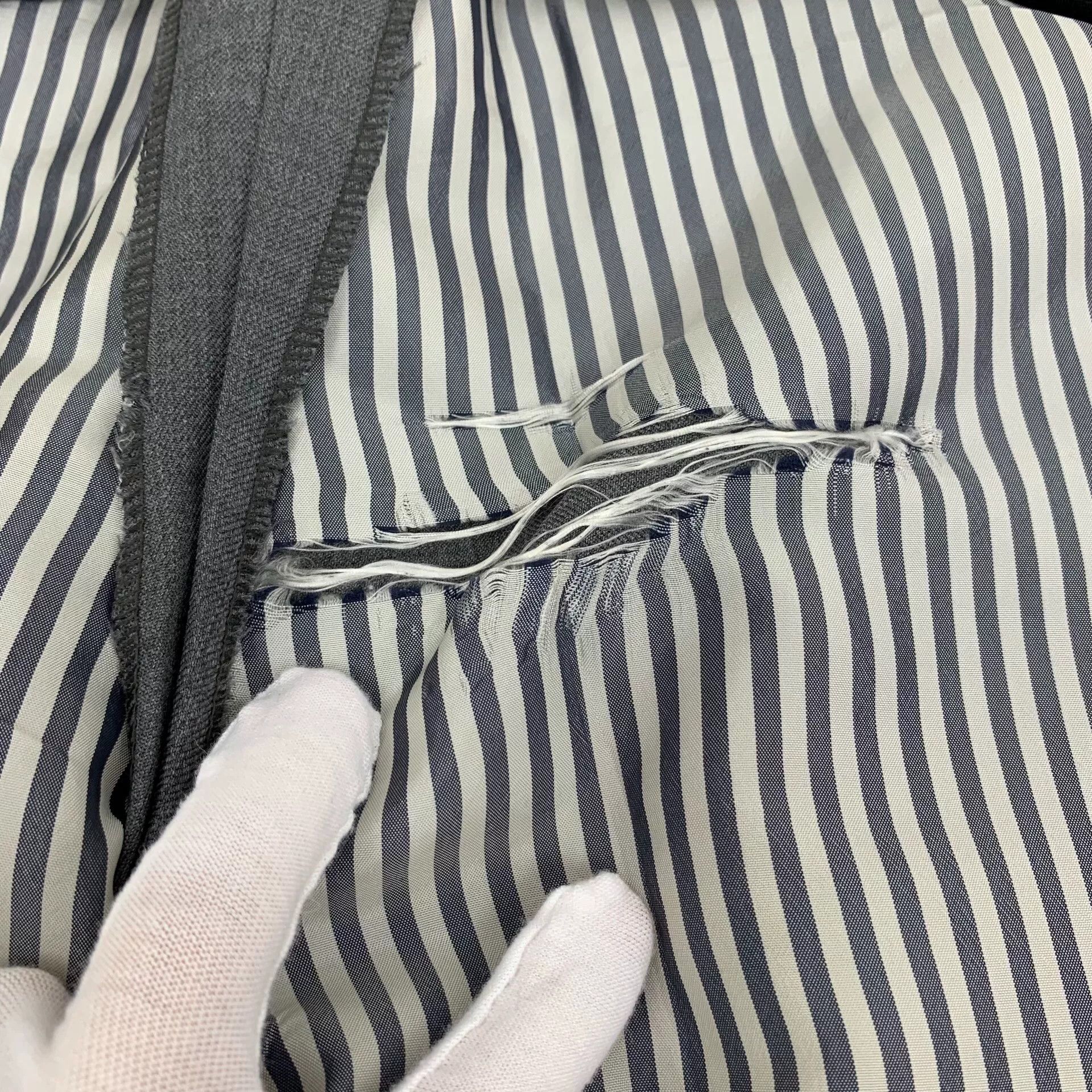 Thom Browne Thom Browne Gray Wool Cuffed Trousers Size 0 Size US 30 / EU 46 - 9 Thumbnail