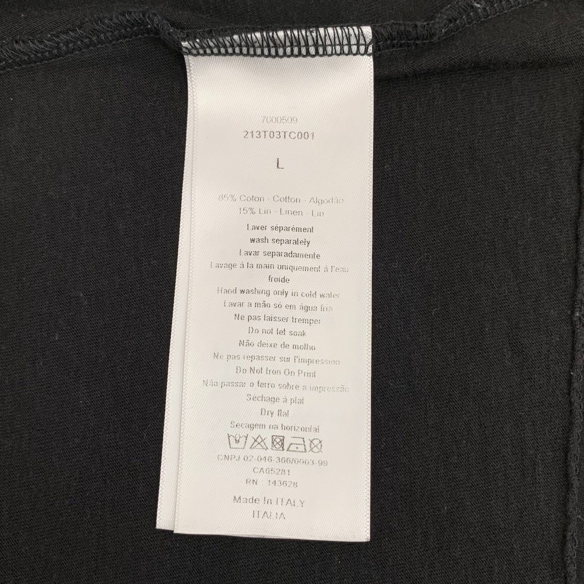 Dior Dior J'Adior 8 Logo T-Shirt Size L Size L / US 10 / IT 46 - 6 Thumbnail