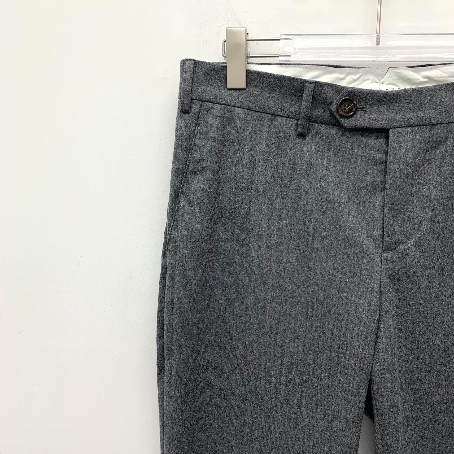 Brunello Cucinelli Brunello Cucinelli Virgin Wool Trousers 46 Size US 30 / EU 46 - 3 Thumbnail