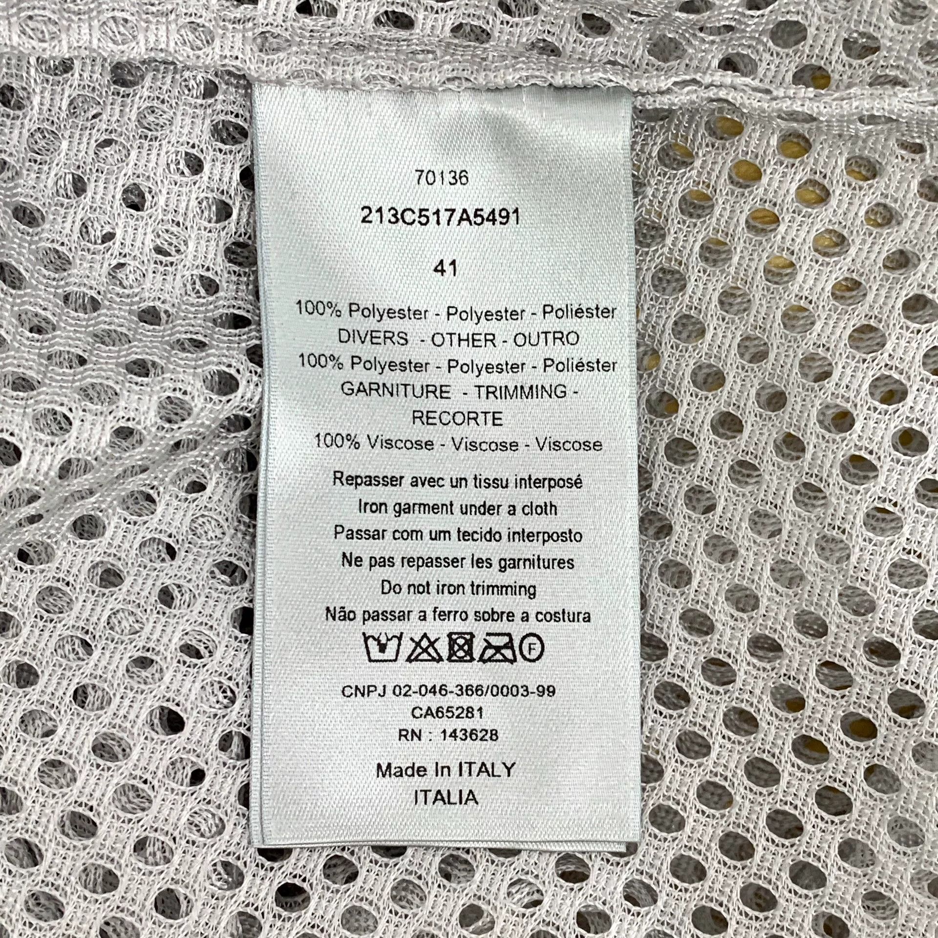 Dior Dior Mesh CD Heart Short Sleeve Shirt 41 Size US M / EU 48-50 / 2 - 7 Thumbnail