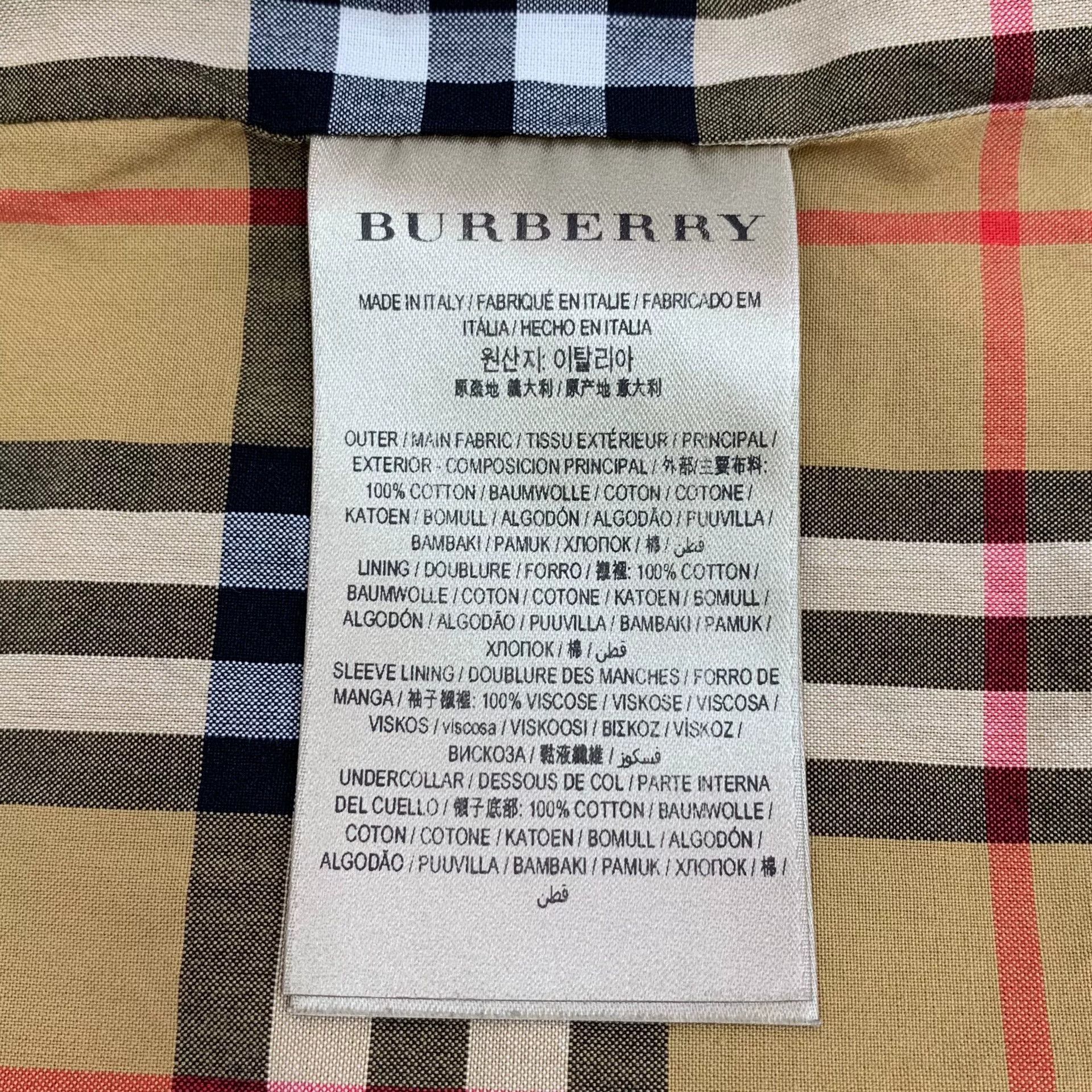 Burberry Burberry Cotton Car Coat Size 48 Size US M / EU 48-50 / 2 - 6 Thumbnail