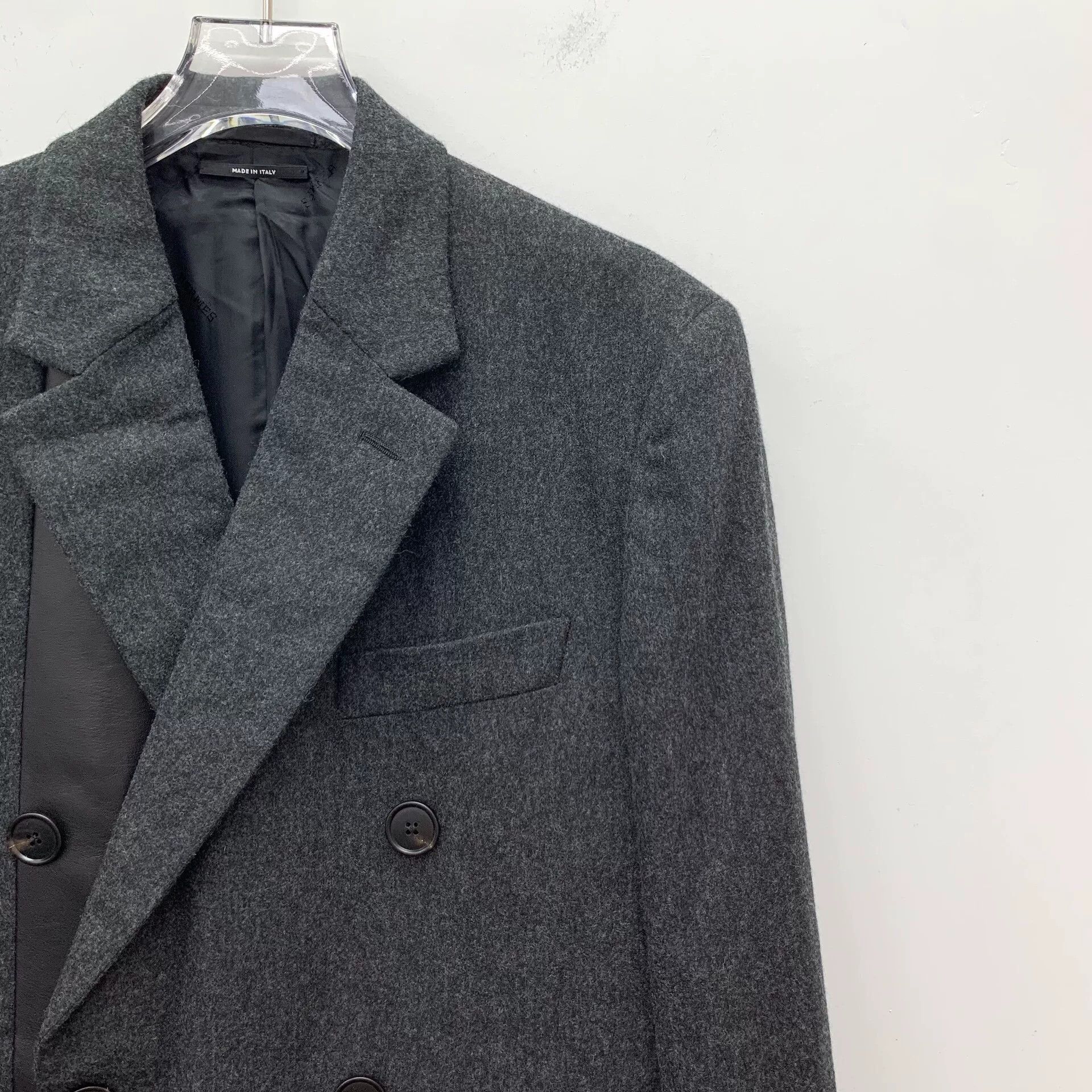 Hermes Hermes Wool Lambskin Trim Double Breasted Blazer 36R Size 36R - 3 Thumbnail