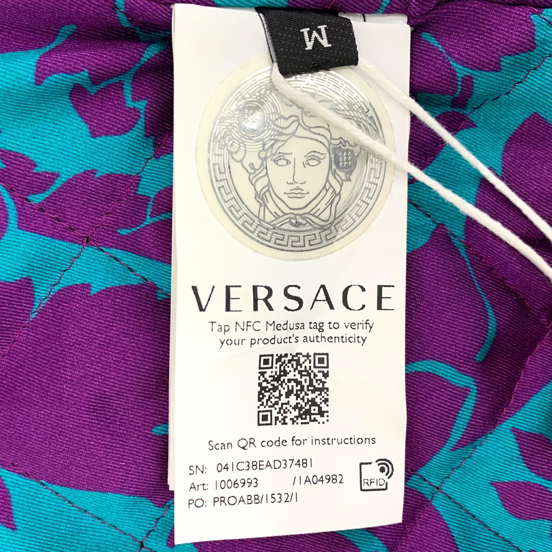 Versace Versace Distressed Calf Leather Biker Jacket US M Size US M / EU 48-50 / 2 - 6 Thumbnail