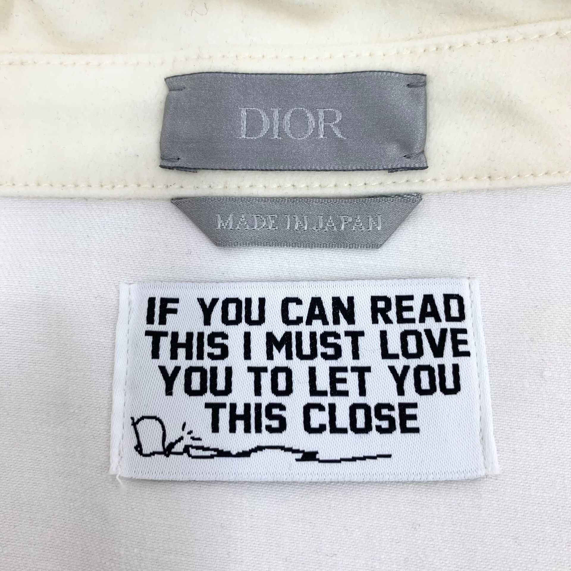 Dior Dior Embroidered Cotton Button Up Shirt Size 50 Size US M / EU 48-50 / 2 - 5 Thumbnail