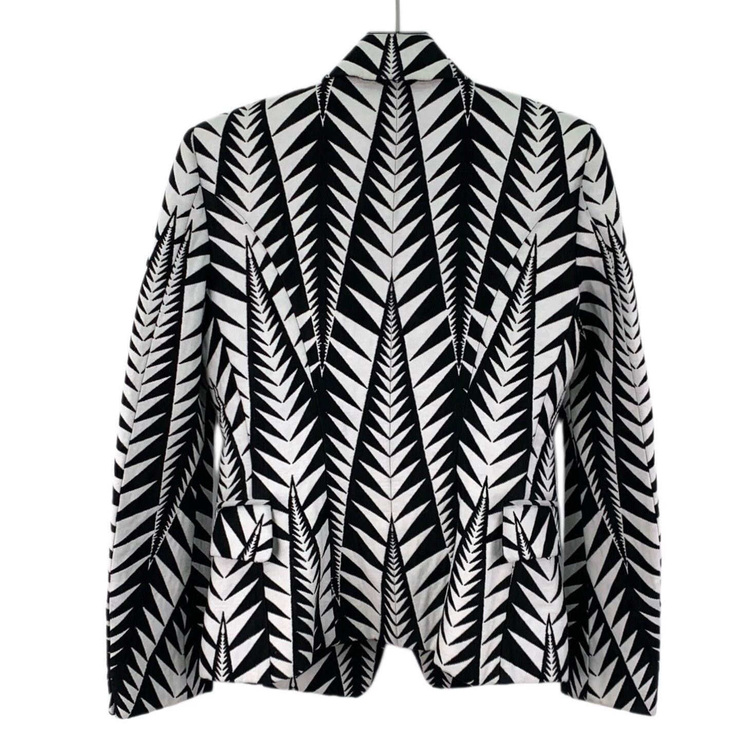 Balmain Balmain Geometric Pattern Double Breasted Blazer 40 Size M / US 6-8 / IT 42-44 - 2 Thumbnail