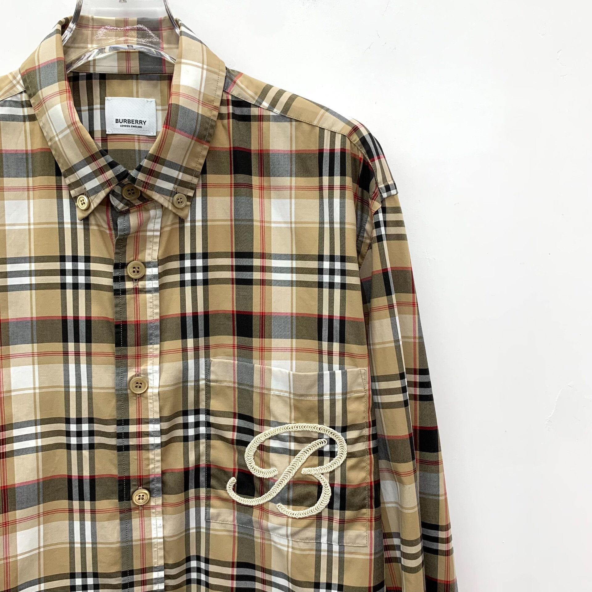 Burberry Burberry Classic Check Long Sleeve Shirt Size L Size US L / EU 52-54 / 3 - 3 Thumbnail