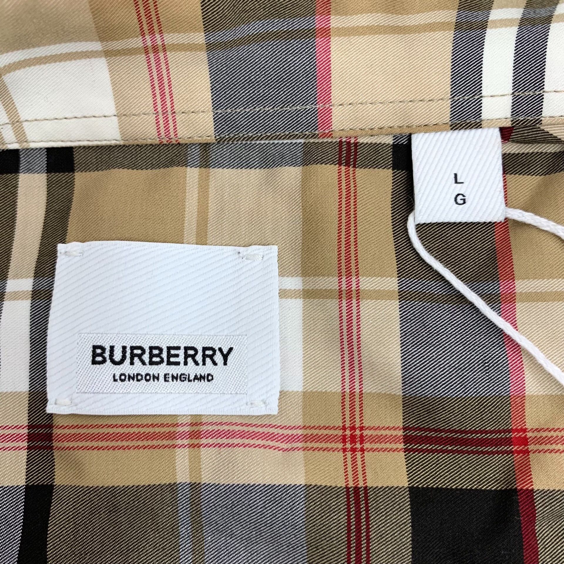 Burberry Burberry Classic Check Long Sleeve Shirt Size L Size US L / EU 52-54 / 3 - 5 Thumbnail