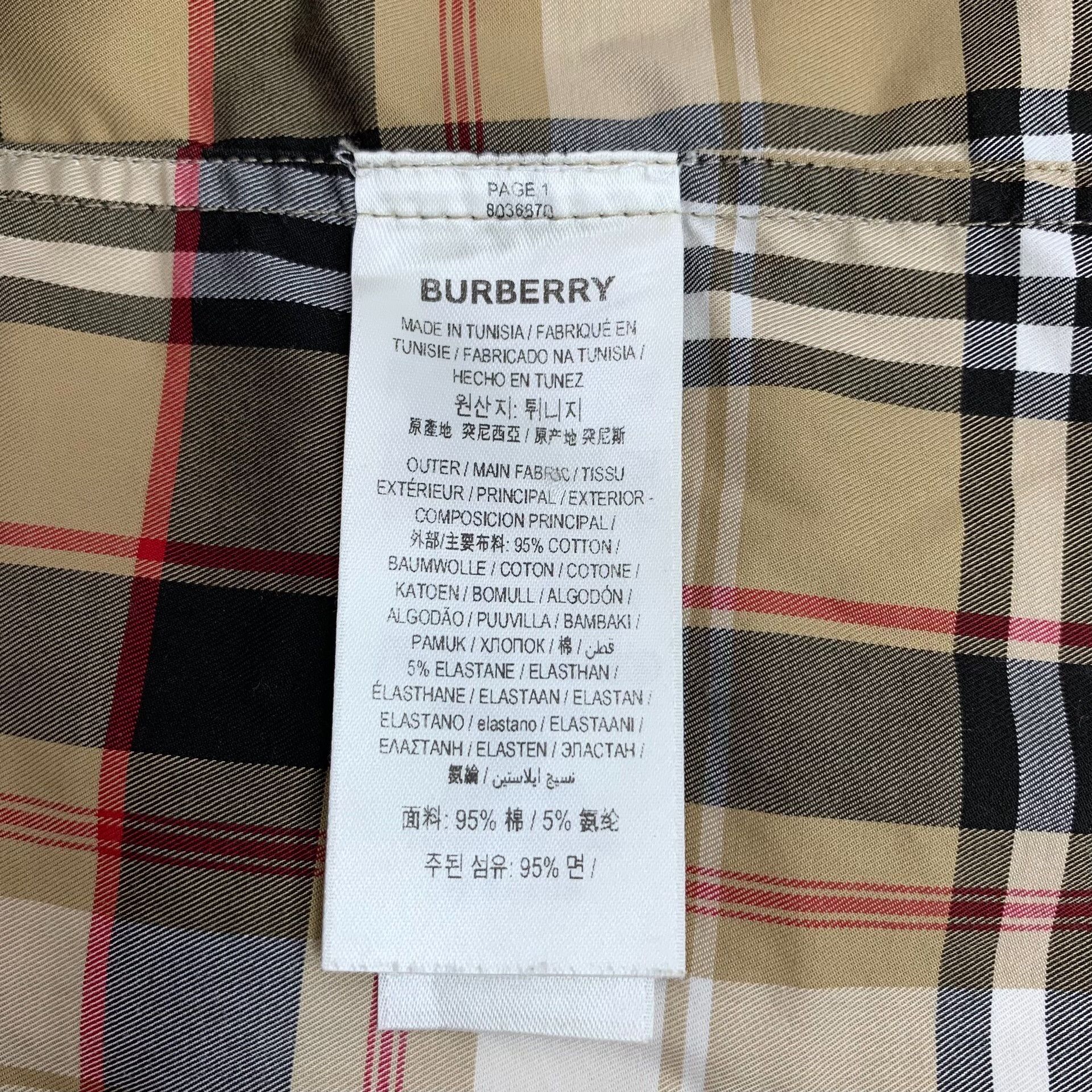 Burberry Burberry Classic Check Long Sleeve Shirt Size L Size US L / EU 52-54 / 3 - 6 Thumbnail