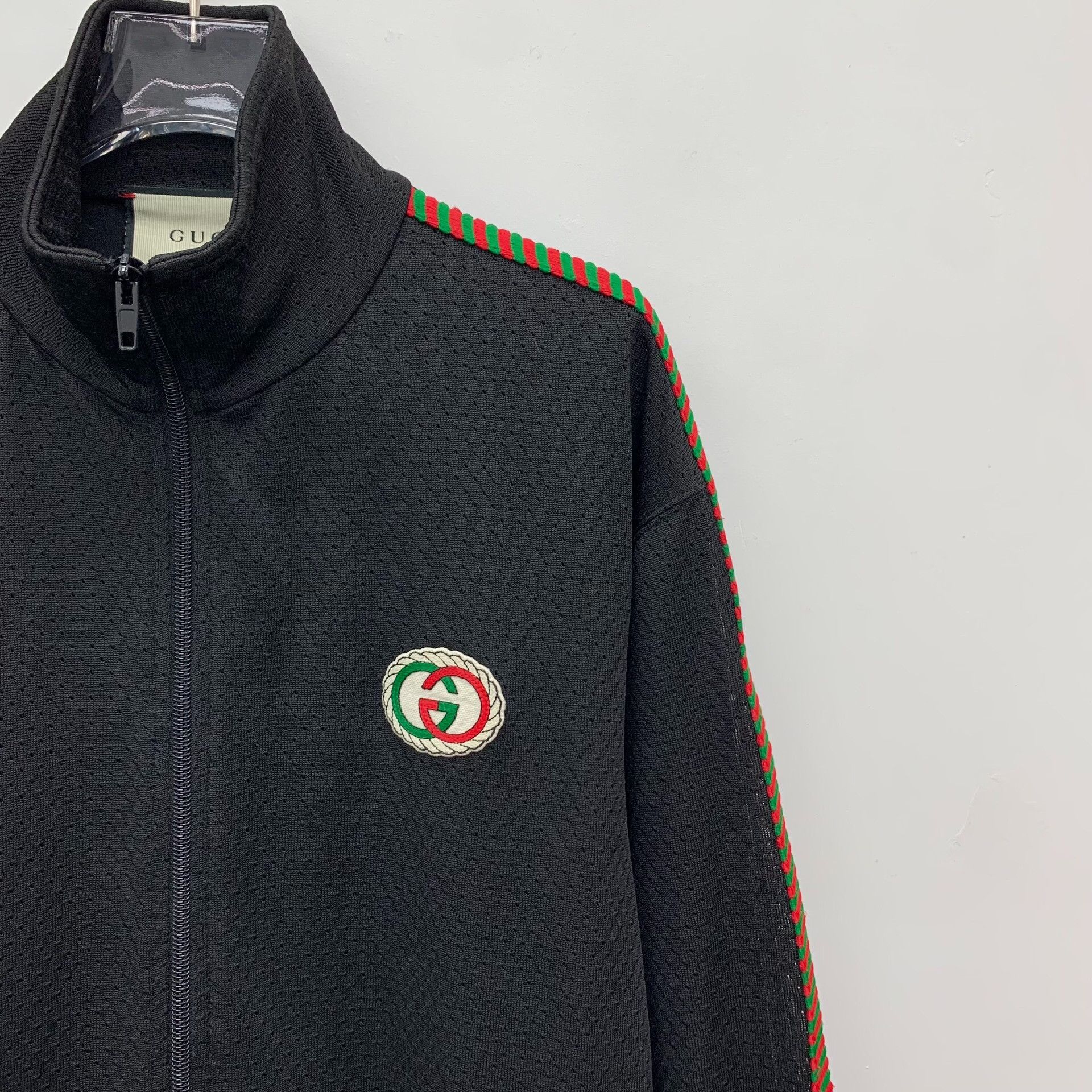 Gucci Gucci Logo Embroidery Web Stripe Track Jacket Size S Size US S / EU 44-46 / 1 - 3 Thumbnail