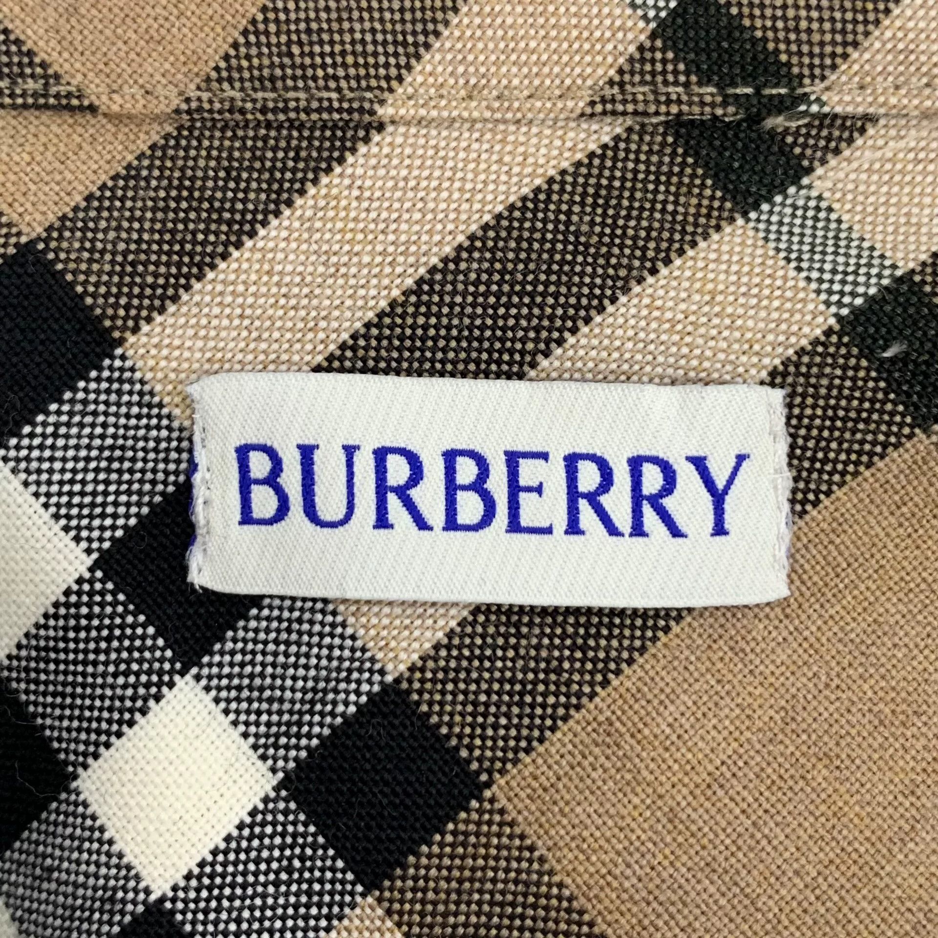 Burberry Burberry Nova Check Wool Blend Shirt IT 38 Size XS / US 0-2 / IT 36-38 - 5 Thumbnail