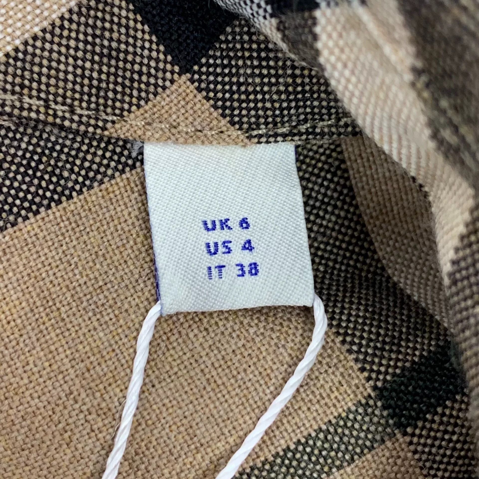 Burberry Burberry Nova Check Wool Blend Shirt IT 38 Size XS / US 0-2 / IT 36-38 - 6 Thumbnail