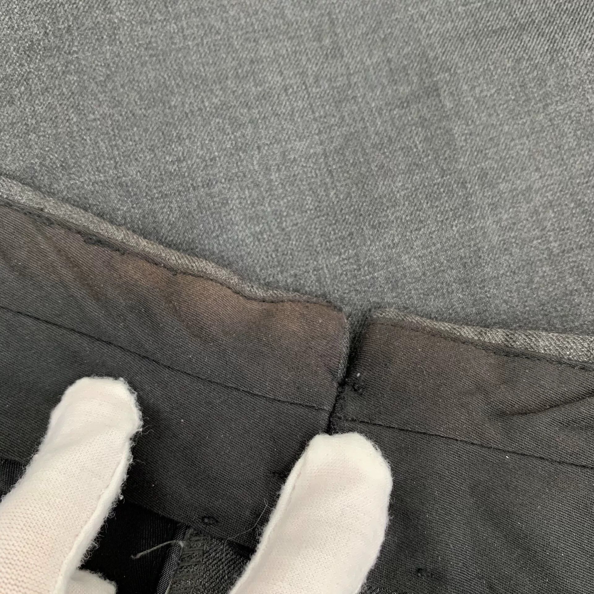Thom Browne Thom Browne Gray Wool Trousers Size 0 Size US 30 / EU 46 - 8 Thumbnail